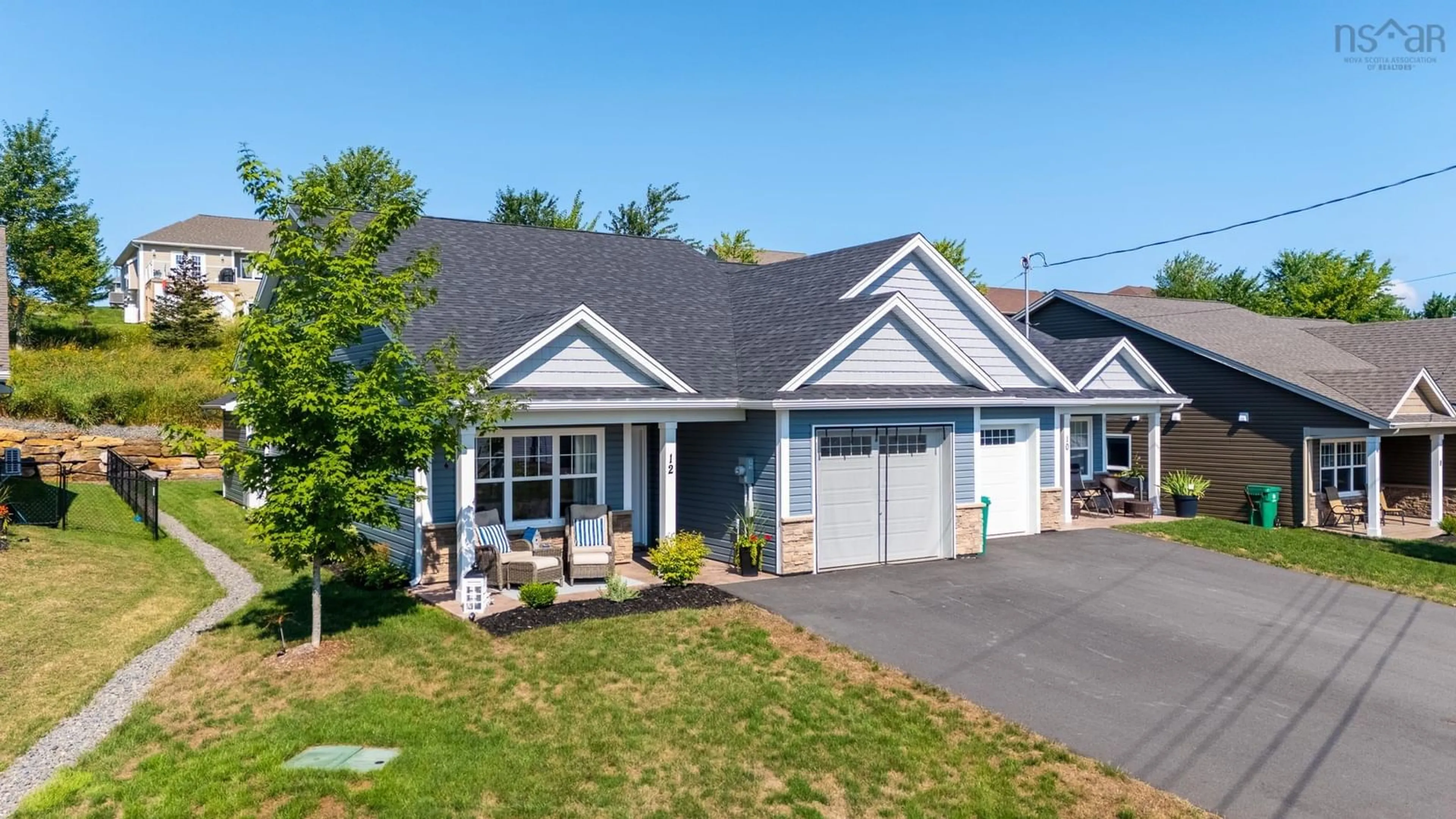 Home with vinyl exterior material, street for 12 Goldenrod Court, Falmouth Nova Scotia B0P 1P0