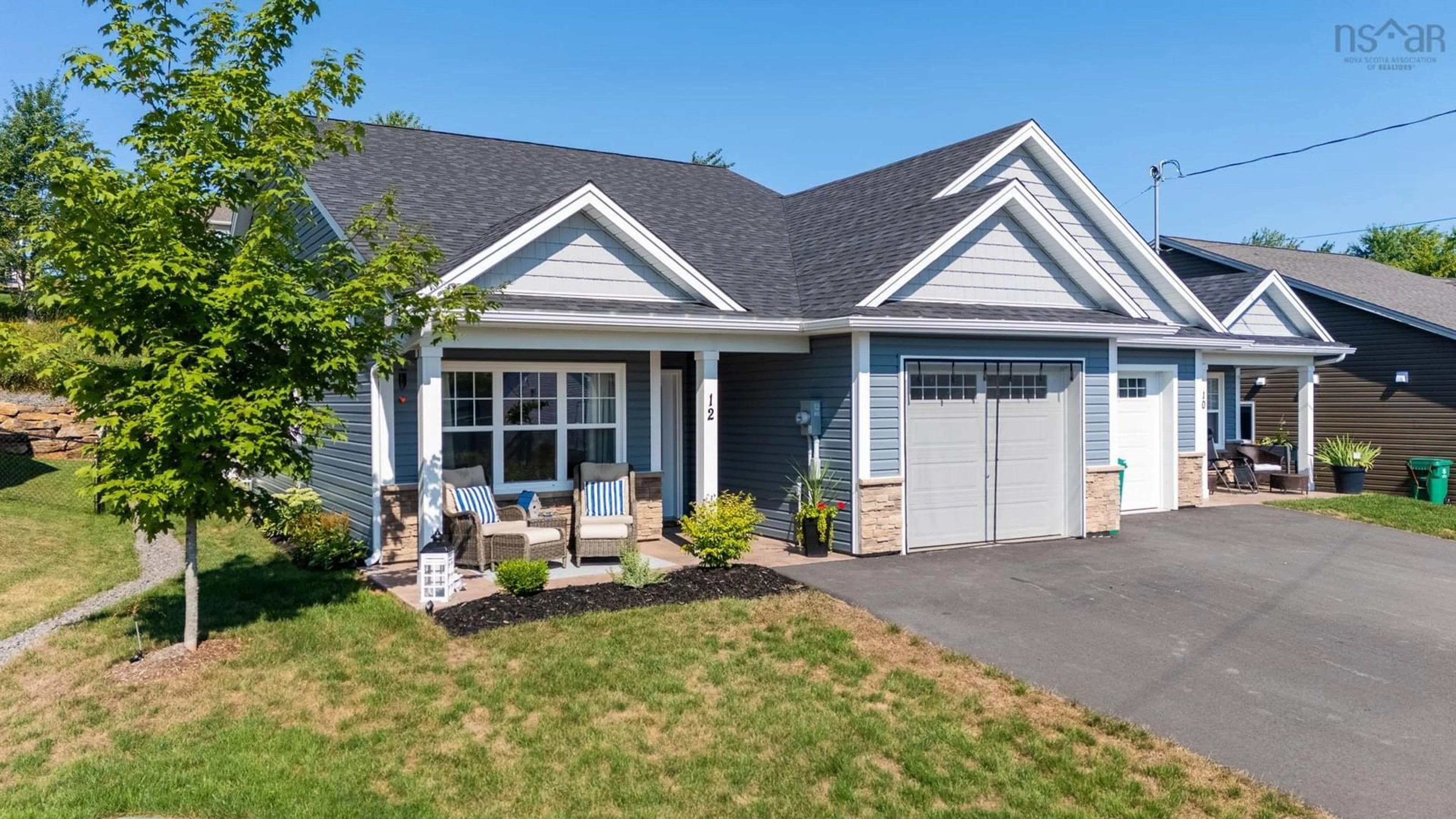 Home with vinyl exterior material, street for 12 Goldenrod Court, Falmouth Nova Scotia B0P 1P0