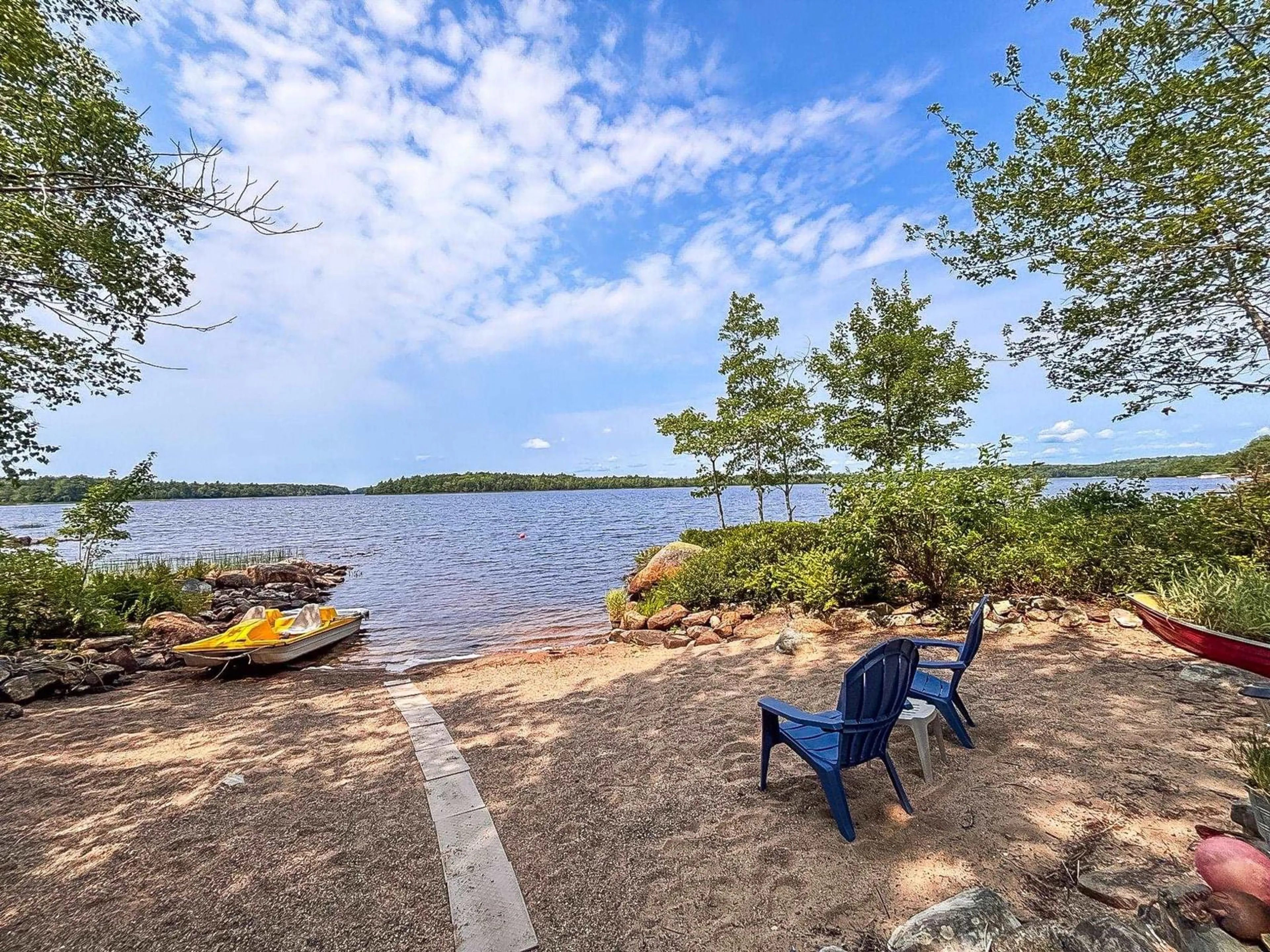 Patio, water/lake/river/ocean view for 105 Henley Rd, Labelle Nova Scotia B4V 8V1