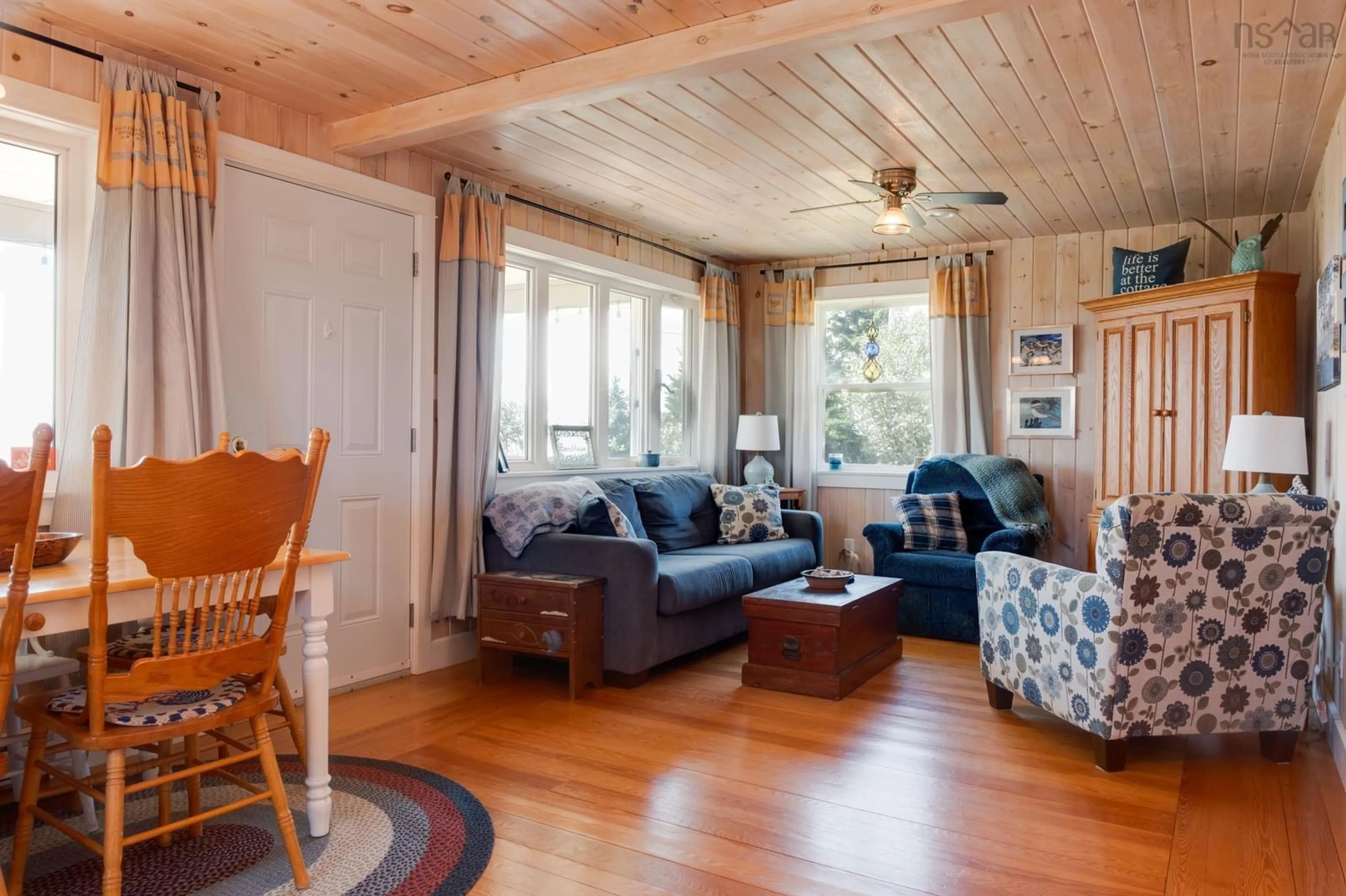Living room with furniture, wood/laminate floor for 11 Fundy Bay Lane, Lower Debert Nova Scotia B0M 1G0
