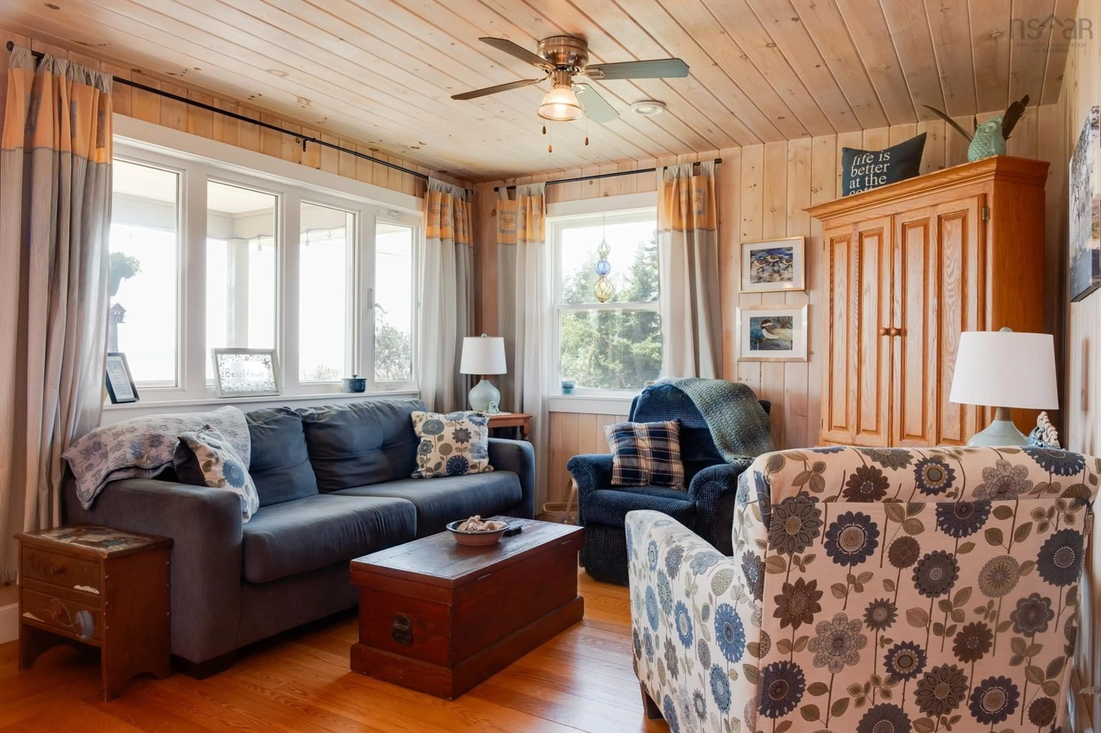 Living room with furniture, wood/laminate floor for 11 Fundy Bay Lane, Lower Debert Nova Scotia B0M 1G0