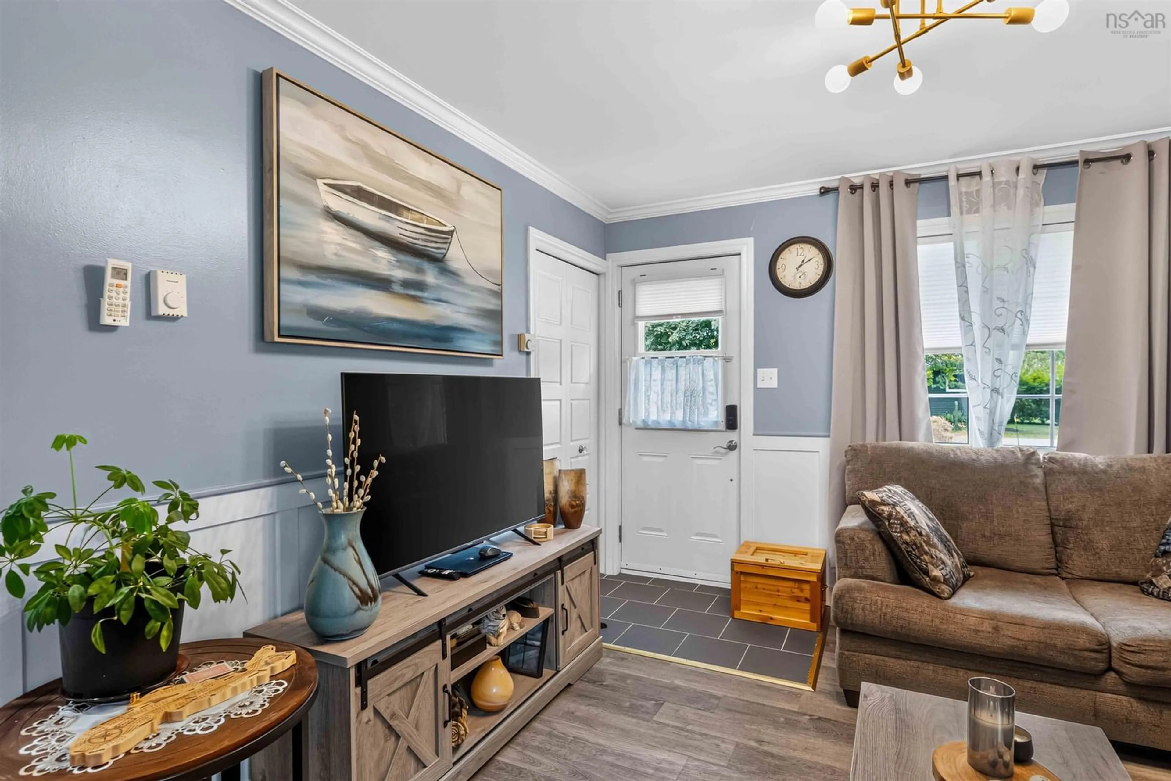 Living room with furniture, unknown for 130 Sunset Cres, Middleton Nova Scotia B0S 1P0