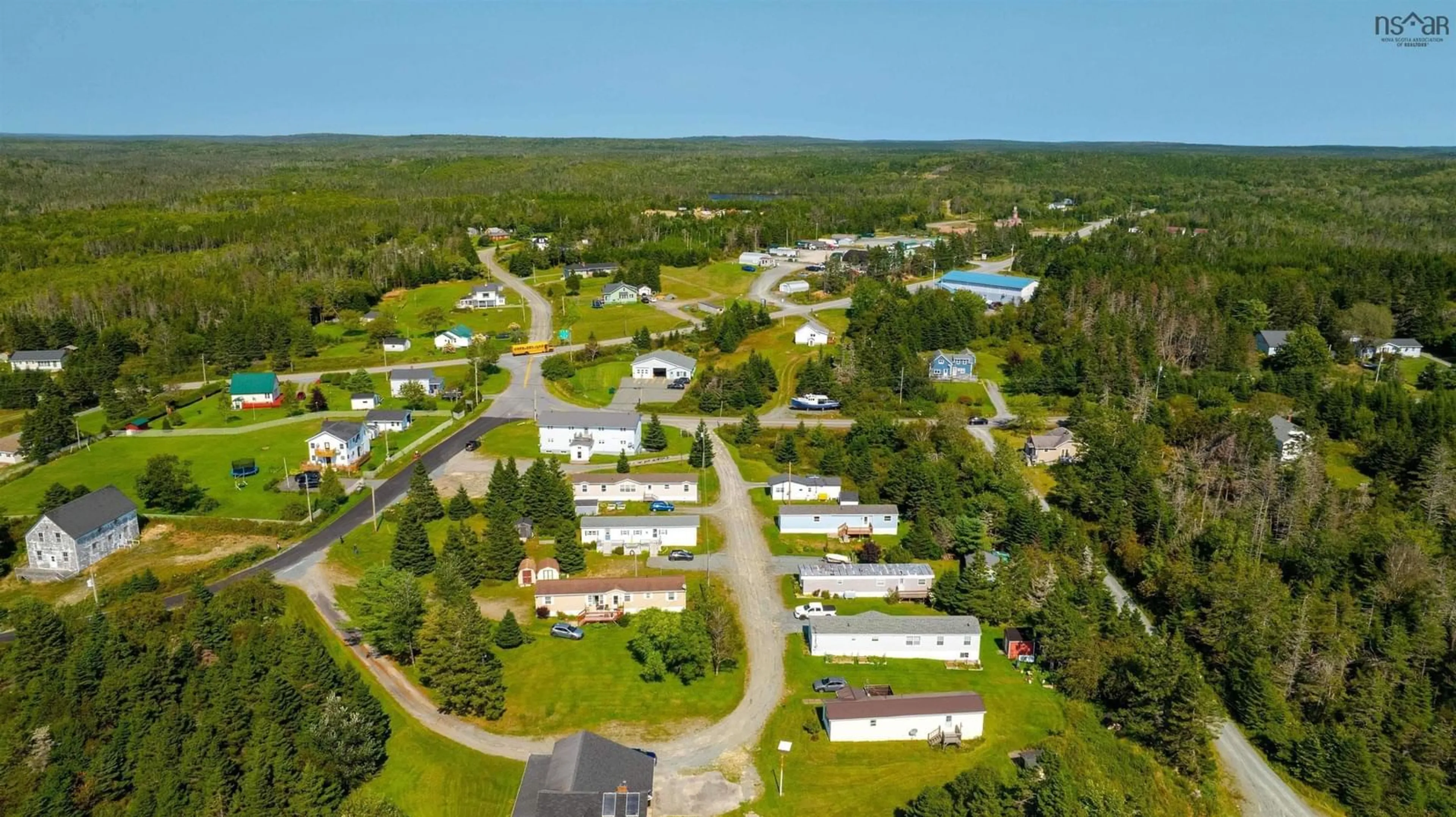 A pic from outside/outdoor area/front of a property/back of a property/a pic from drone, water/lake/river/ocean view for 2 Smith Lane, Watt Section Nova Scotia B0J 3B0