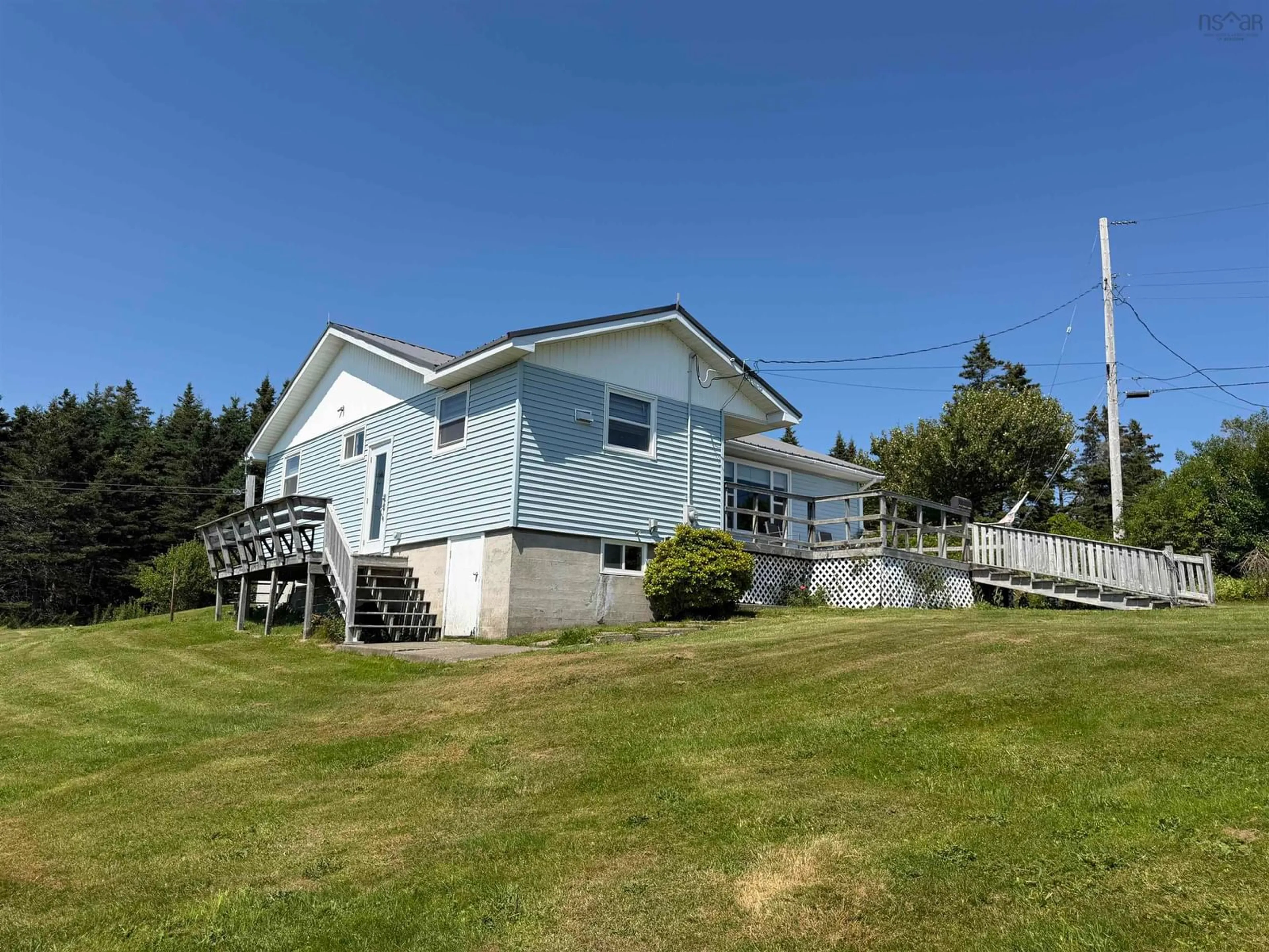 A pic from outside/outdoor area/front of a property/back of a property/a pic from drone, unknown for 570 Little Harbour Rd, Little Harbour Nova Scotia B0J 2L0