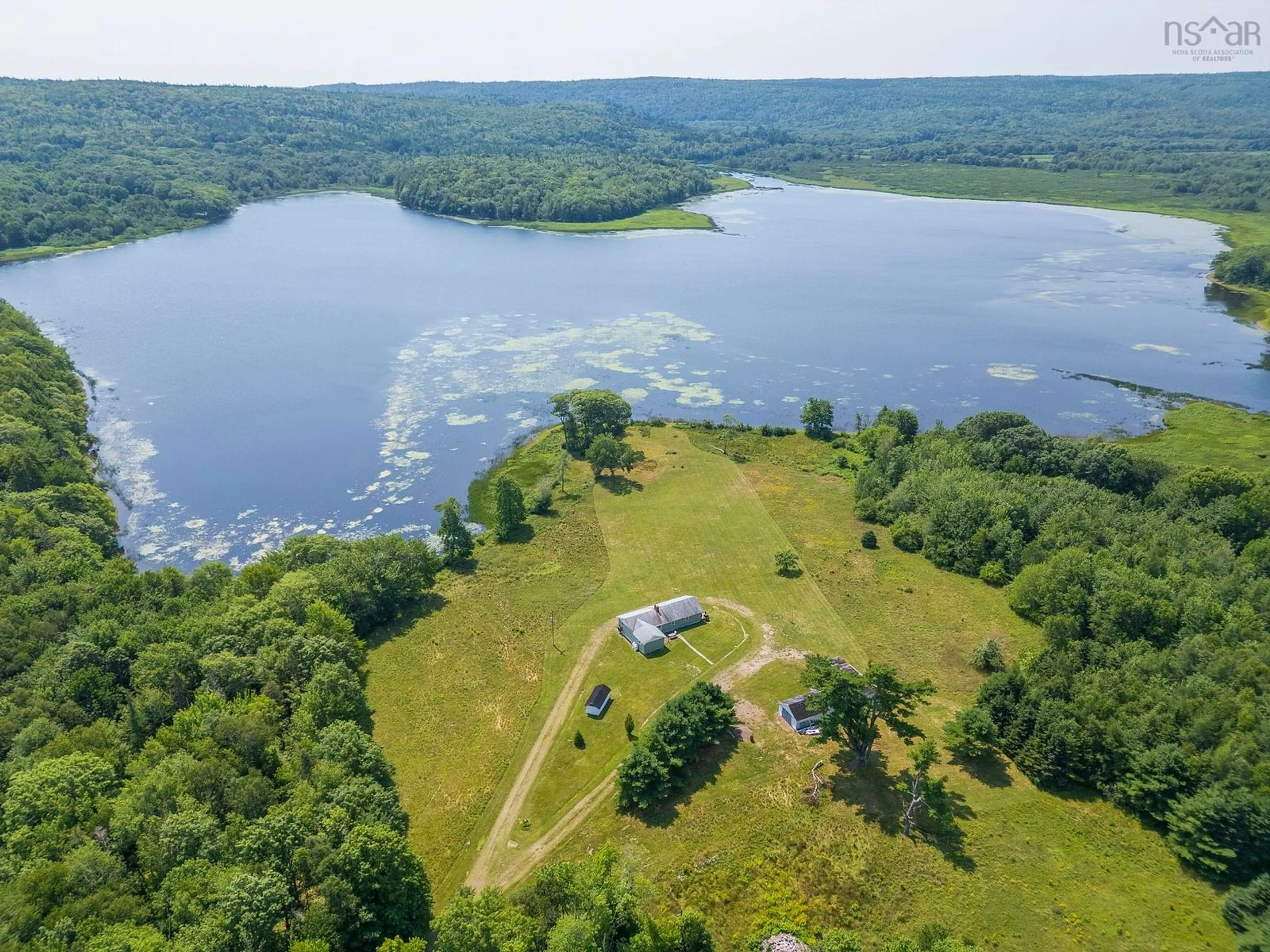 A pic from outside/outdoor area/front of a property/back of a property/a pic from drone, water/lake/river/ocean view for 11703 Highway#7 Hwy, Aspen Nova Scotia B0H 1E0