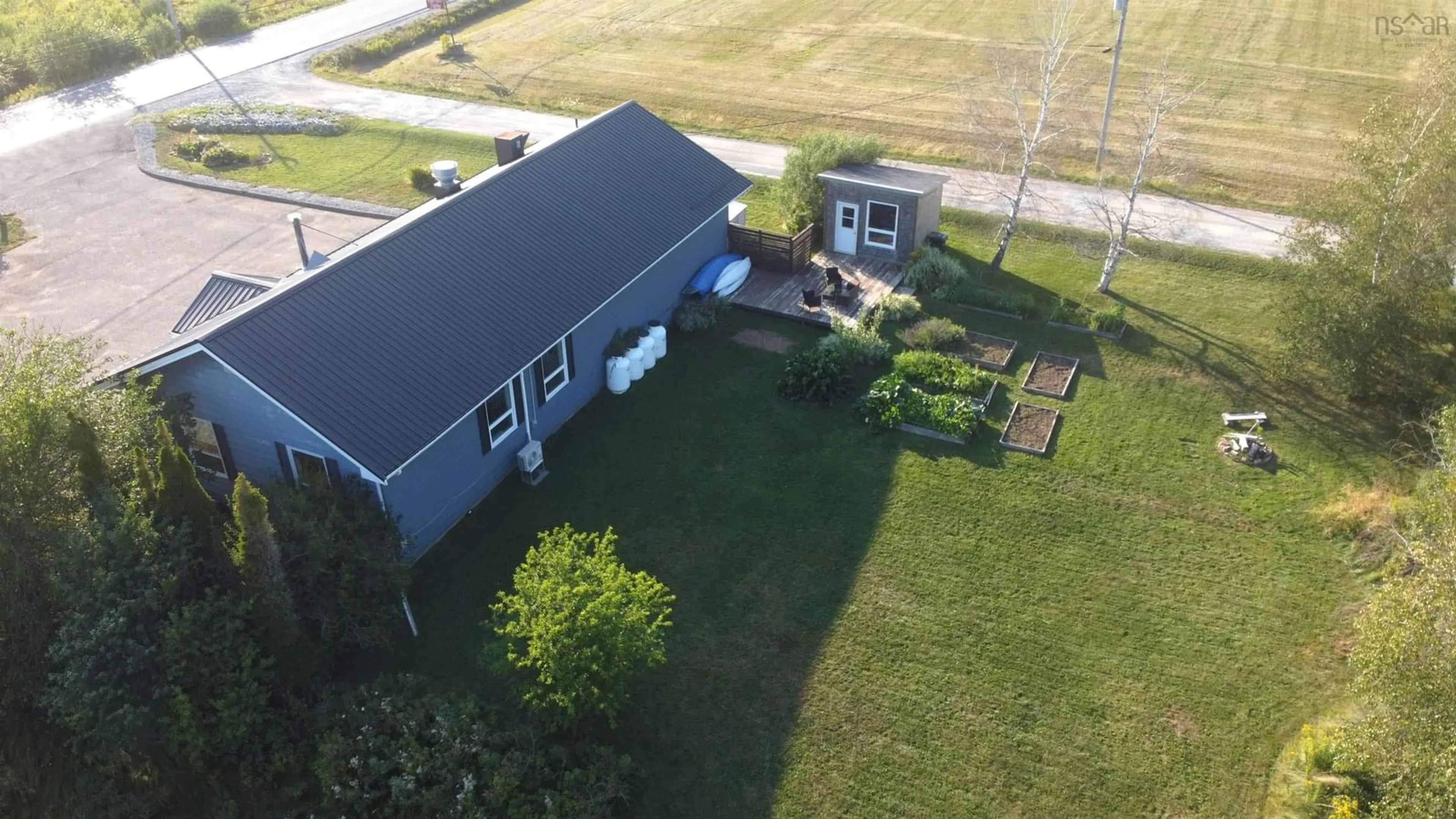 A pic from outside/outdoor area/front of a property/back of a property/a pic from drone, building for 8913 Highway 215 Hwy, Maitland Nova Scotia B0N 1T0