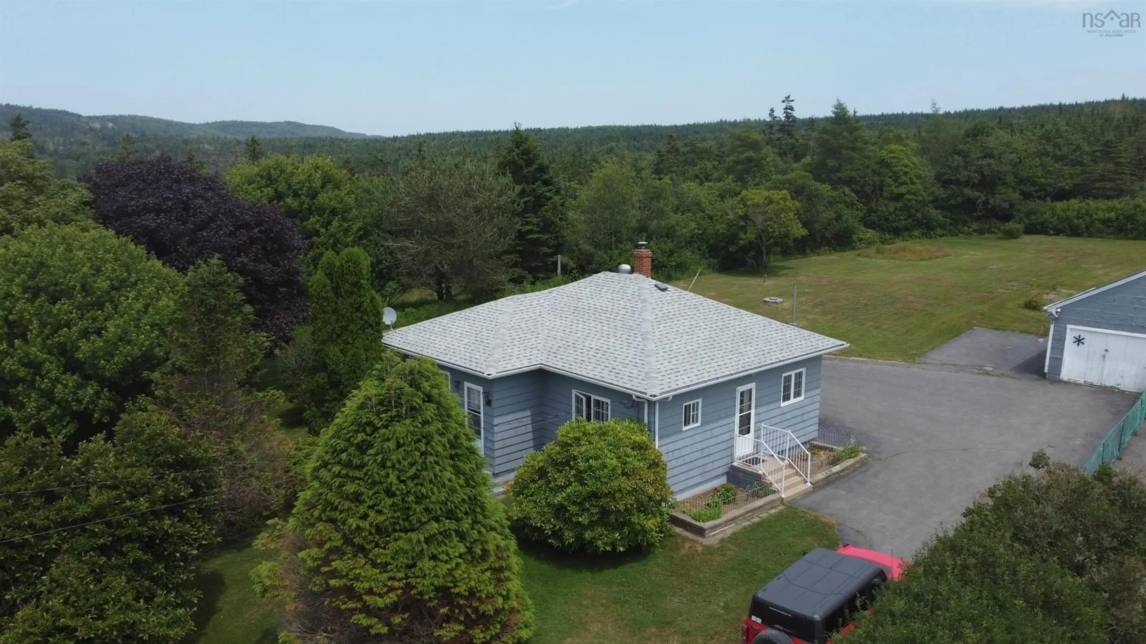 A pic from outside/outdoor area/front of a property/back of a property/a pic from drone, building for 40 Denton Rd, Little River Nova Scotia B0V 1A0