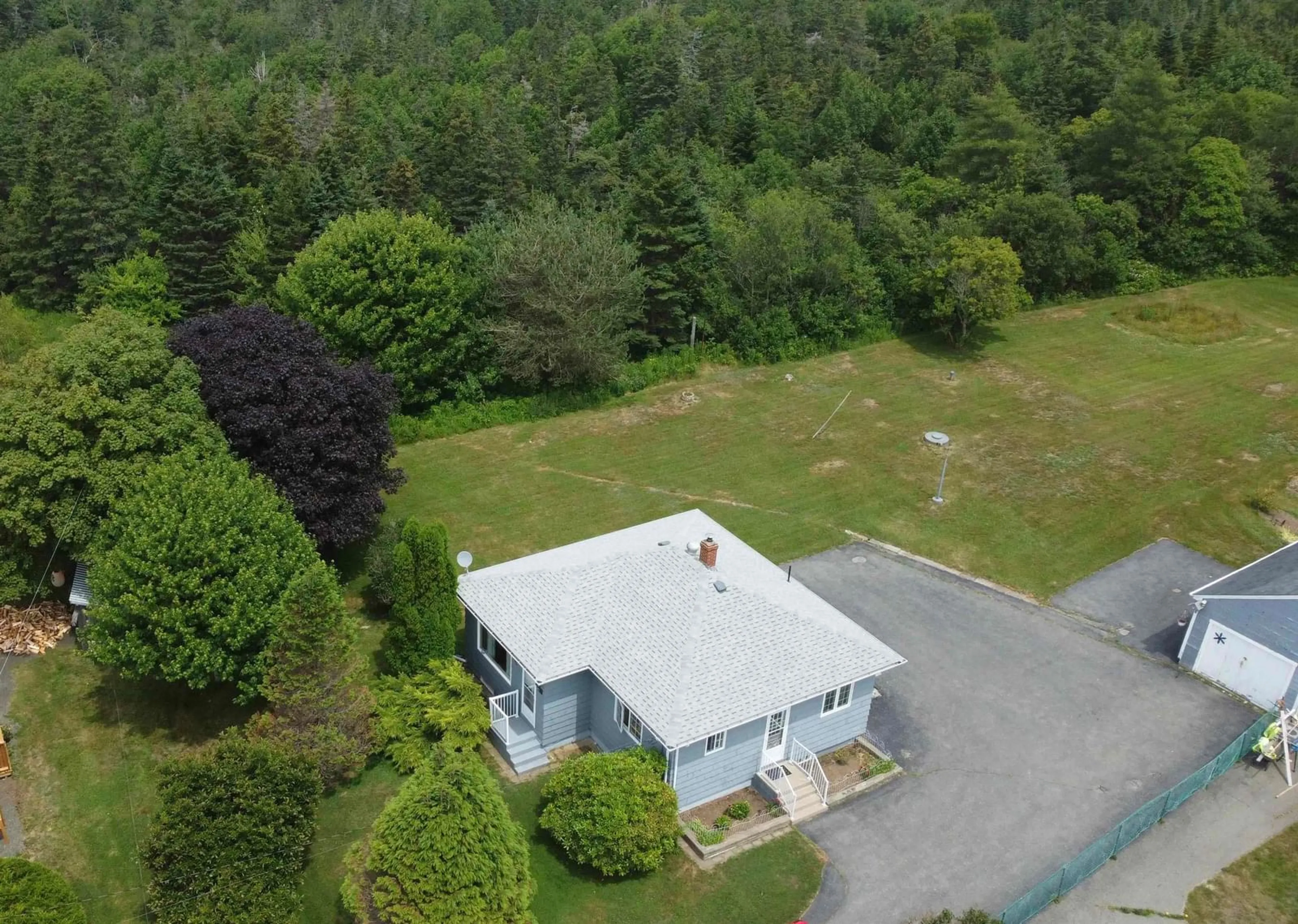 A pic from outside/outdoor area/front of a property/back of a property/a pic from drone, building for 40 Denton Rd, Little River Nova Scotia B0V 1A0