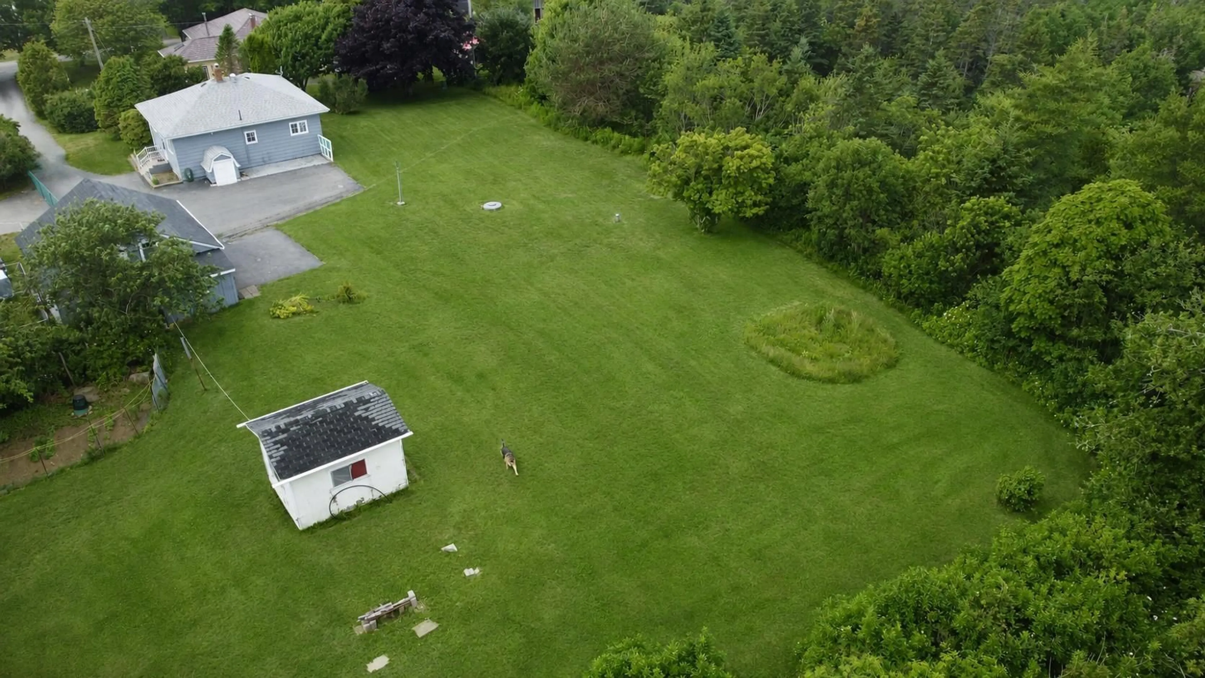 A pic from outside/outdoor area/front of a property/back of a property/a pic from drone, unknown for 40 Denton Rd, Little River Nova Scotia B0V 1A0