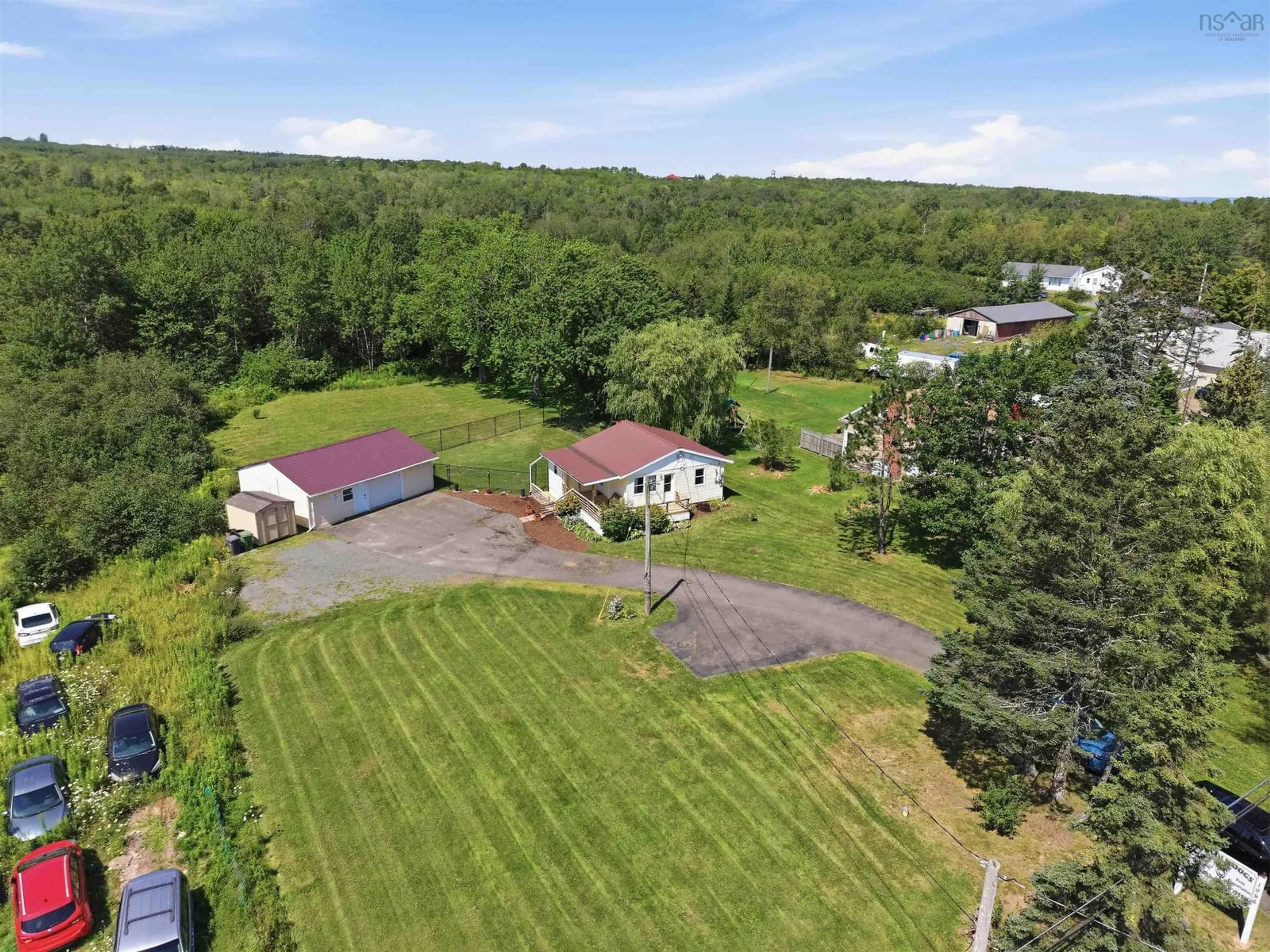 A pic from outside/outdoor area/front of a property/back of a property/a pic from drone, unknown for 1096 Highway 2, Hilden Nova Scotia B0N 1C0
