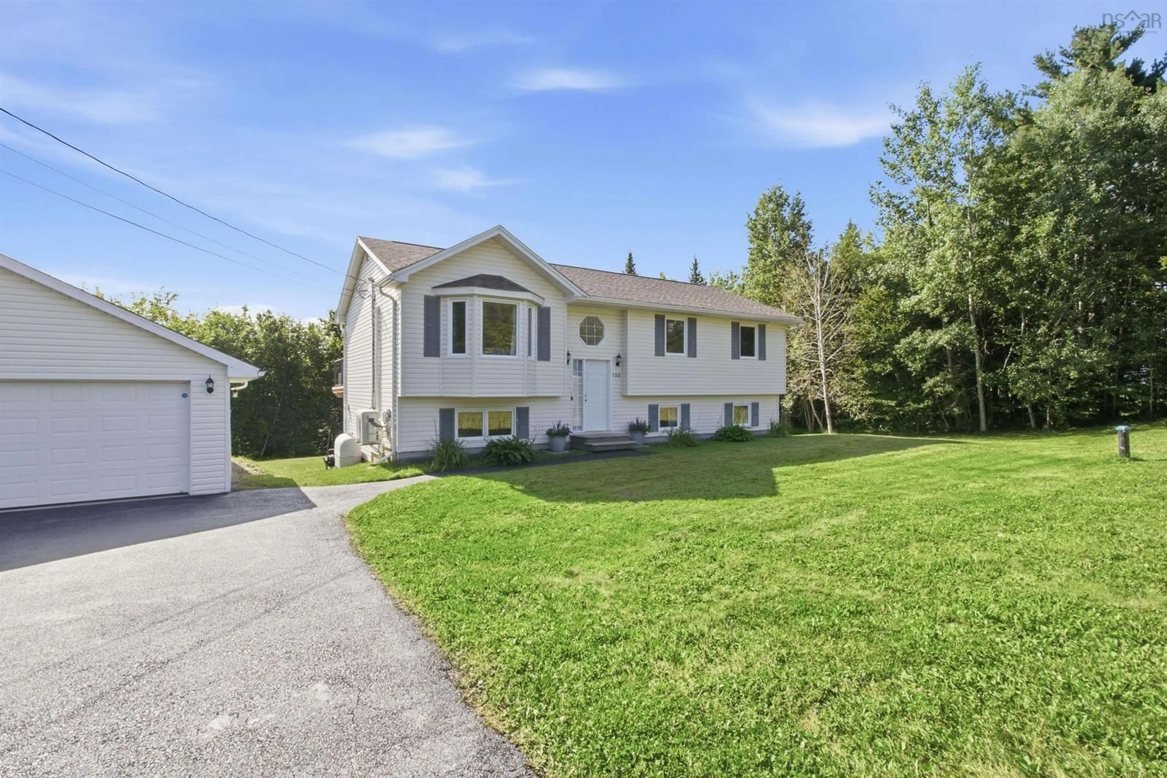 A pic from outside/outdoor area/front of a property/back of a property/a pic from drone, street for 150 Lindforest Crt, Middle Sackville Nova Scotia B4E 3J2