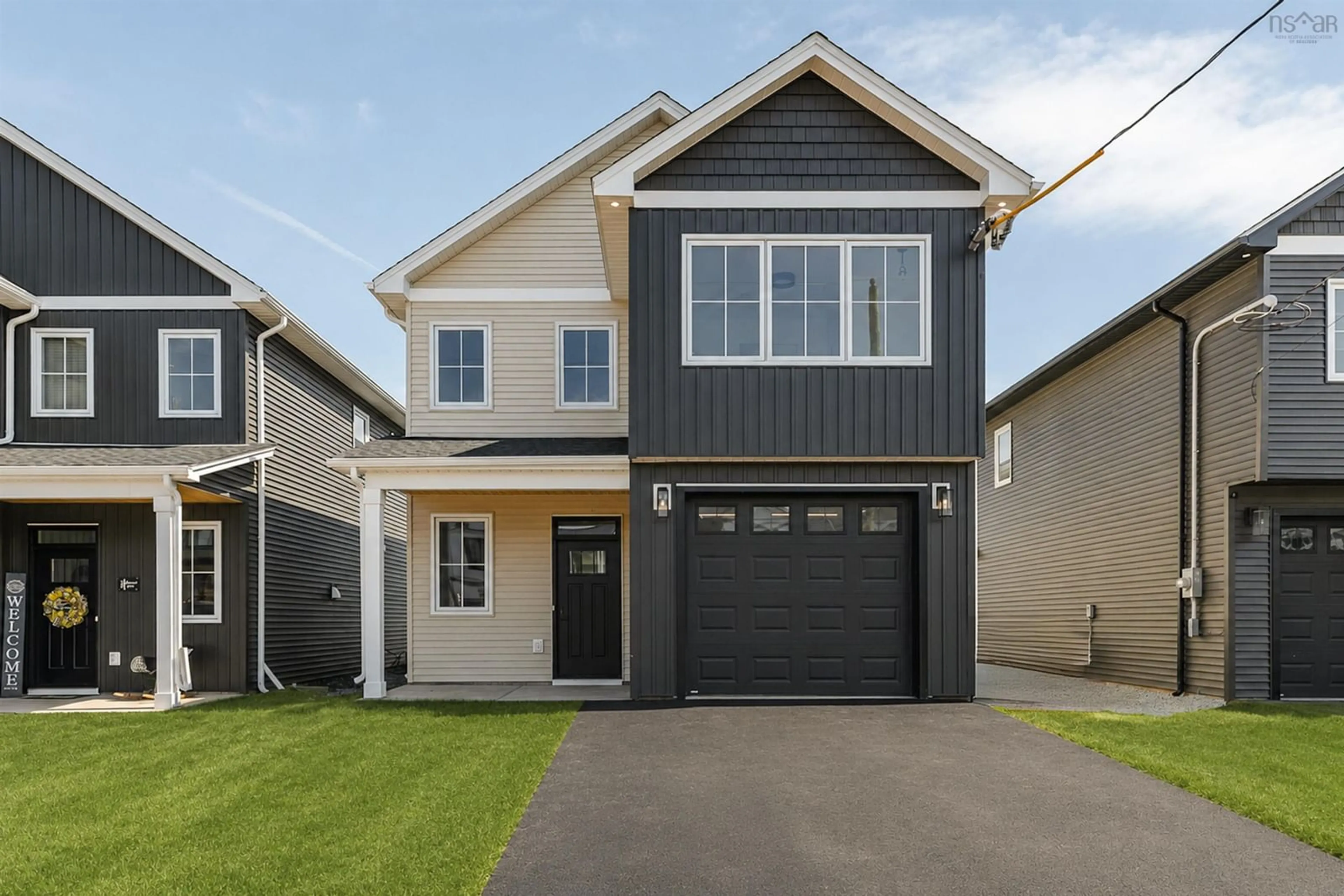 Home with vinyl exterior material, street for 25 Brianna Dr, Lantz Nova Scotia B2S 0K3