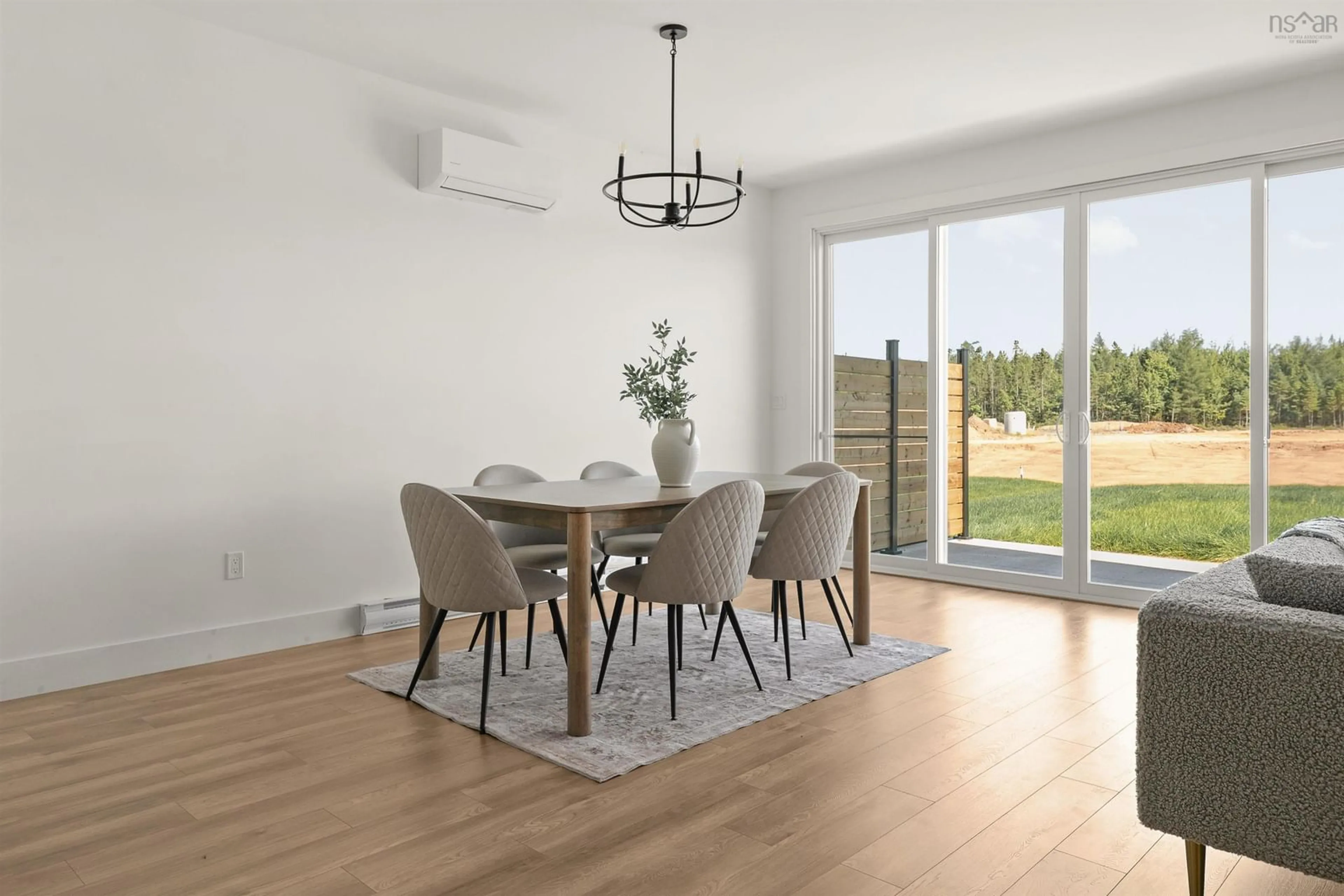 Dining room, wood/laminate floor for 25 Brianna Dr, Lantz Nova Scotia B2S 0K3