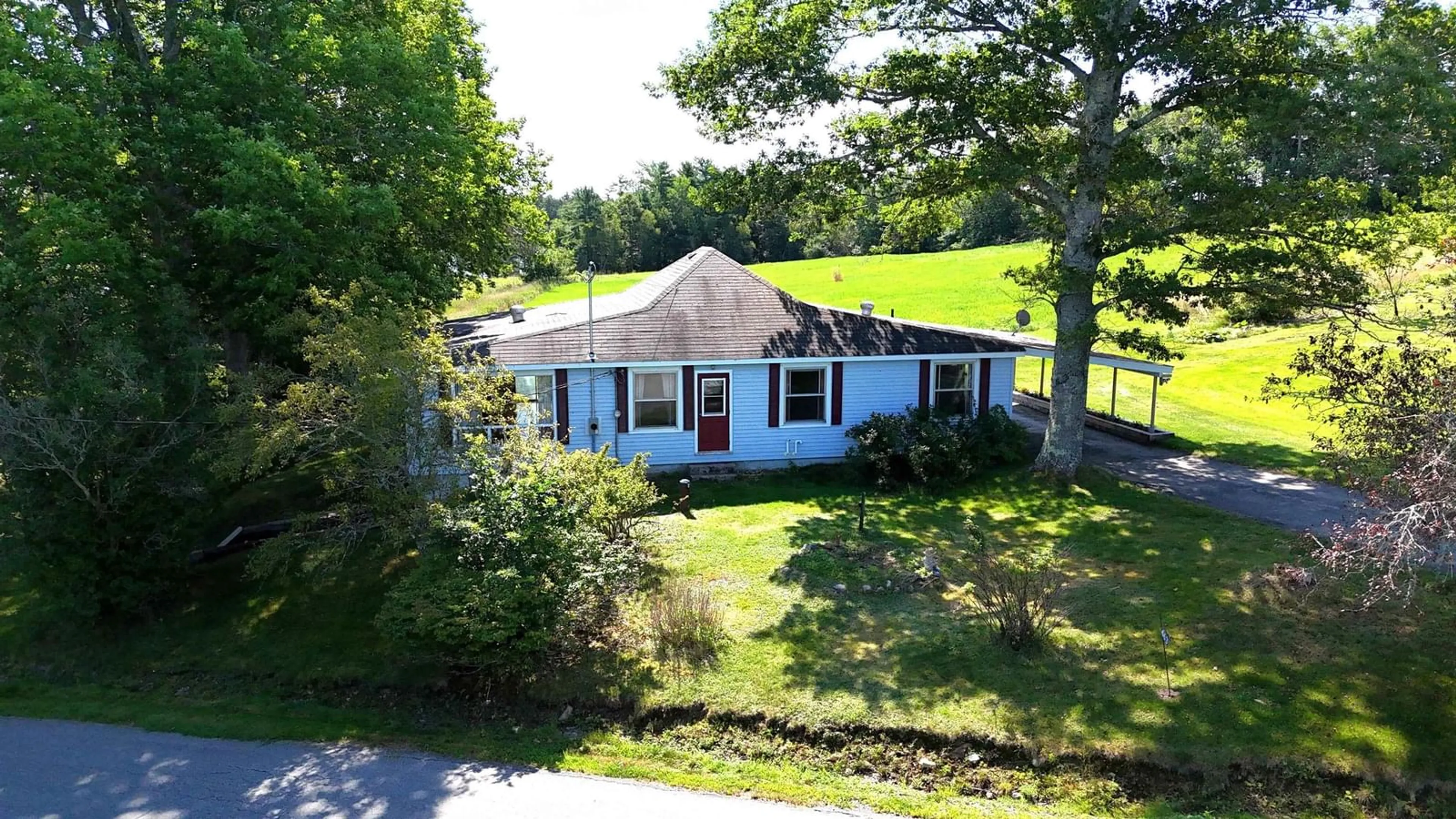 A pic from outside/outdoor area/front of a property/back of a property/a pic from drone, unknown for 463 Levi Hebb Rd, Wileville Nova Scotia B4V 5M2