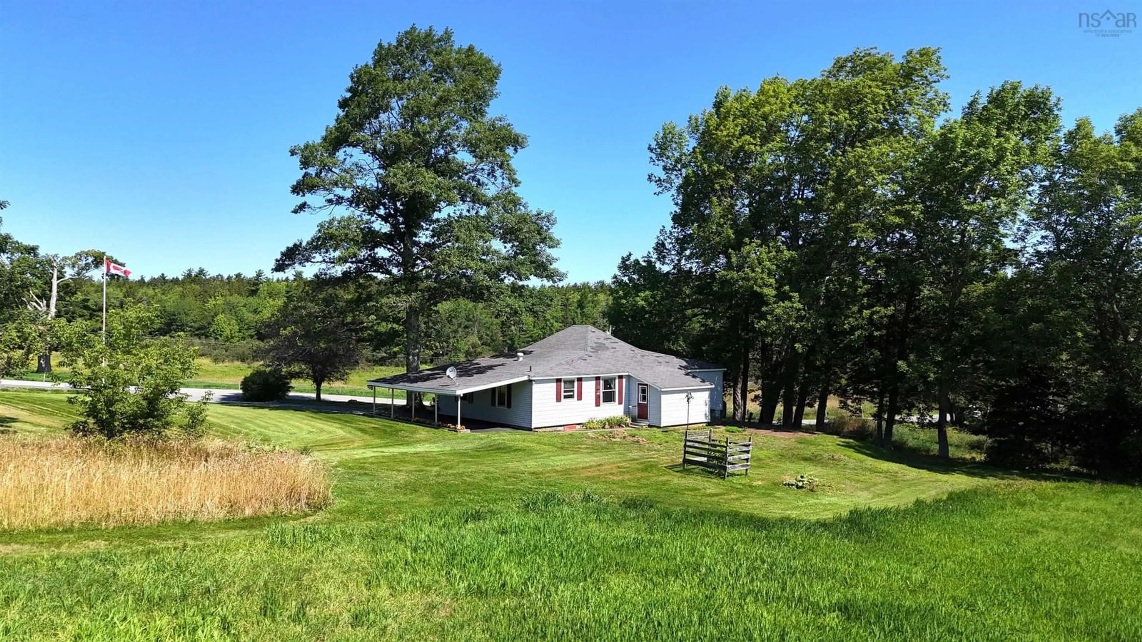 A pic from outside/outdoor area/front of a property/back of a property/a pic from drone, water/lake/river/ocean view for 463 Levi Hebb Rd, Wileville Nova Scotia B4V 5M2