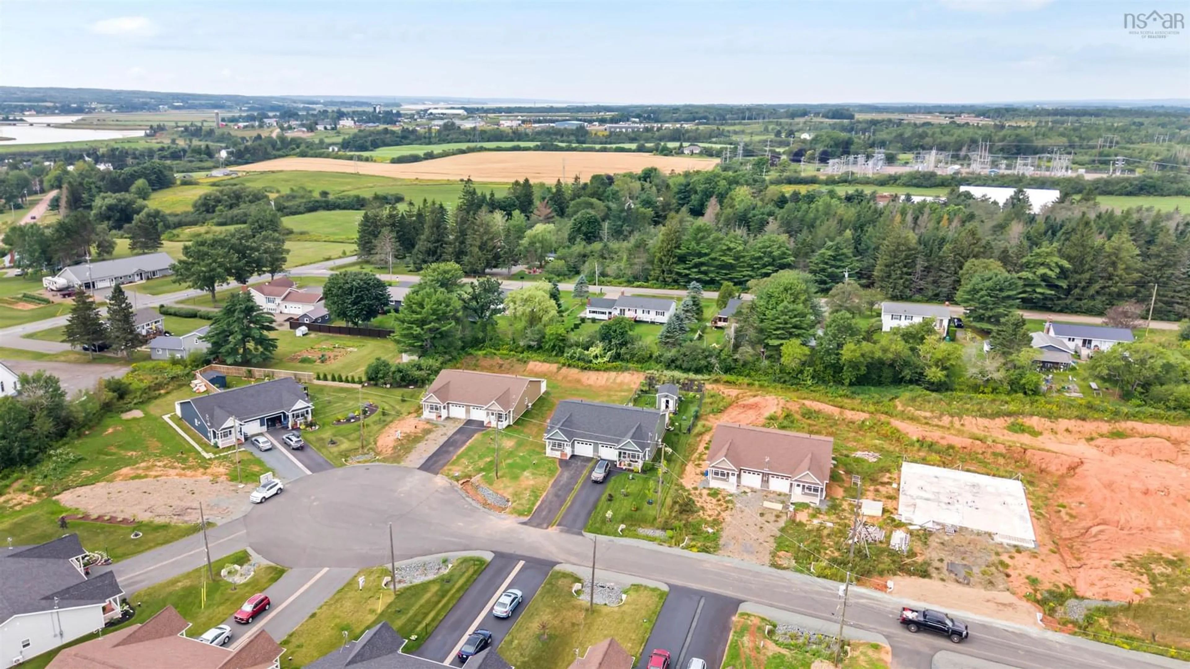 A pic from outside/outdoor area/front of a property/back of a property/a pic from drone, mountain view for 15 Summer Hill Pl, Upper Onslow Nova Scotia B6L 0G9