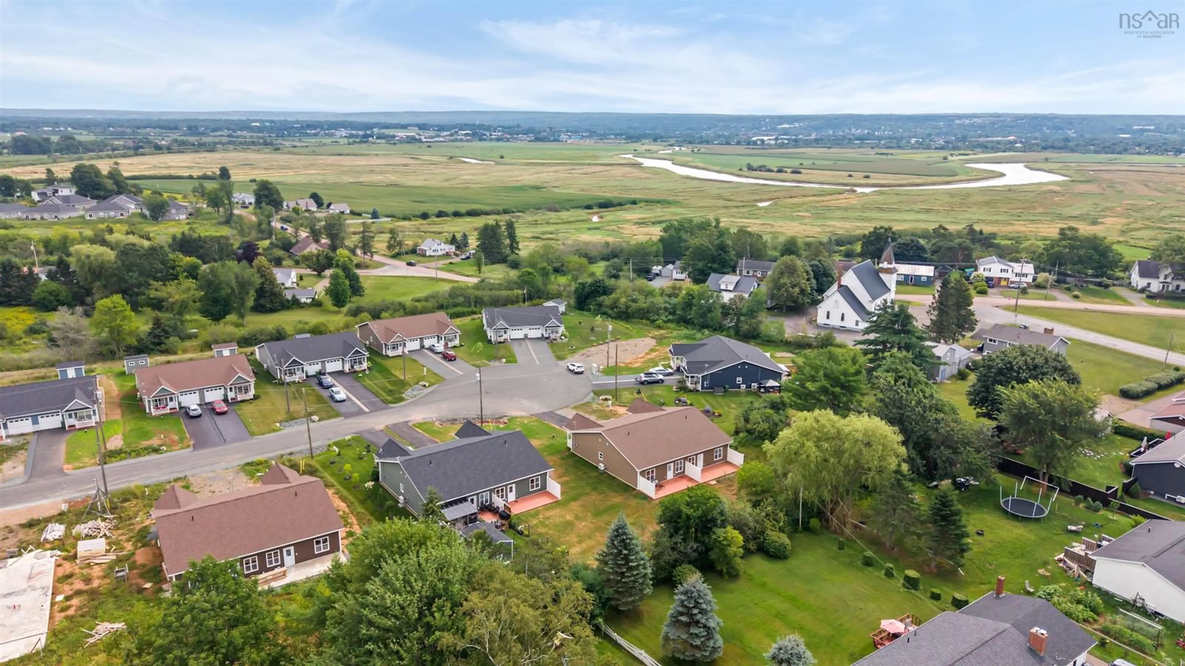 A pic from outside/outdoor area/front of a property/back of a property/a pic from drone, mountain view for 11 Summer Hill Pl, Upper Onslow Nova Scotia B6L 0G9