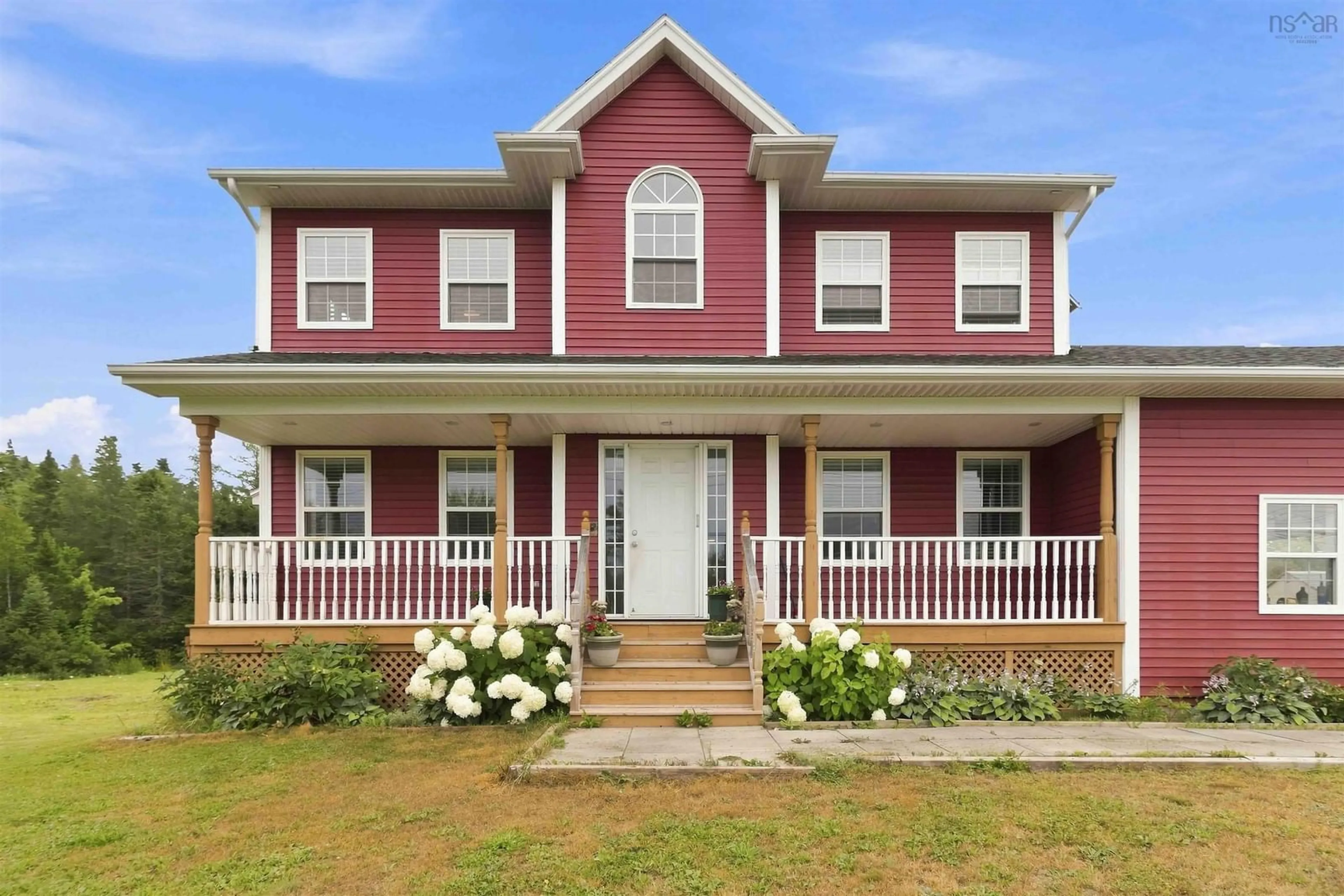 Home with vinyl exterior material, street for 16 Morgan Dr, Lawrencetown Nova Scotia B2Z 1V6