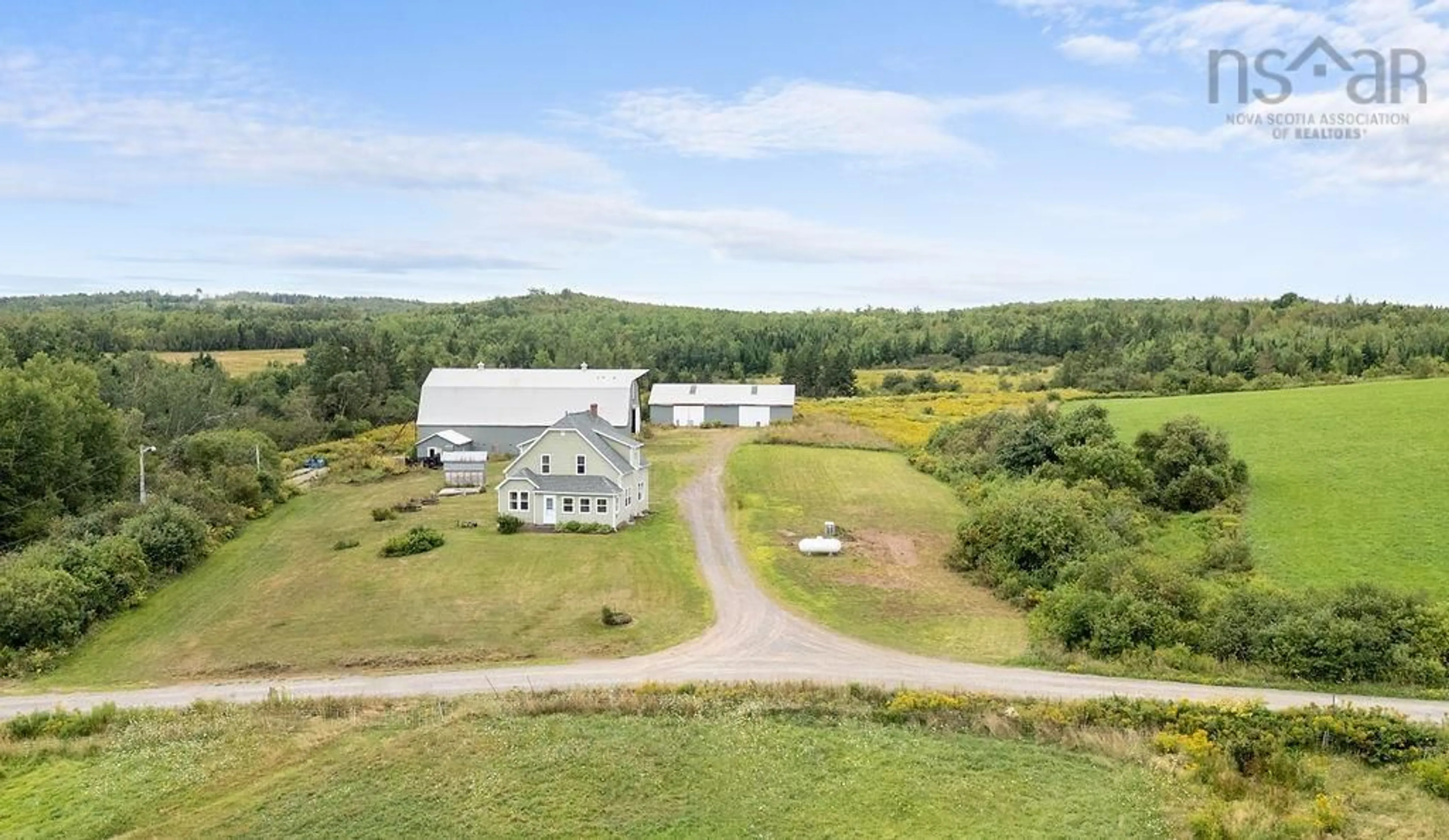 A pic from outside/outdoor area/front of a property/back of a property/a pic from drone, unknown for 540 Farm Rd, Heatherton Nova Scotia B2G 1R0