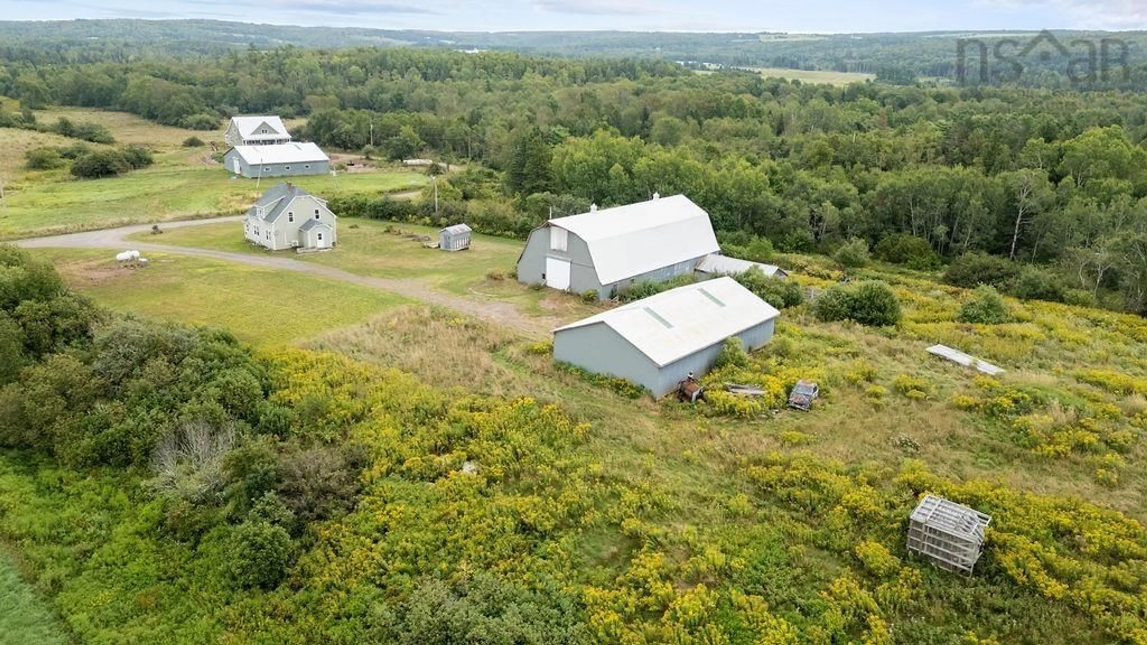 A pic from outside/outdoor area/front of a property/back of a property/a pic from drone, unknown for 540 Farm Rd, Heatherton Nova Scotia B2G 1R0