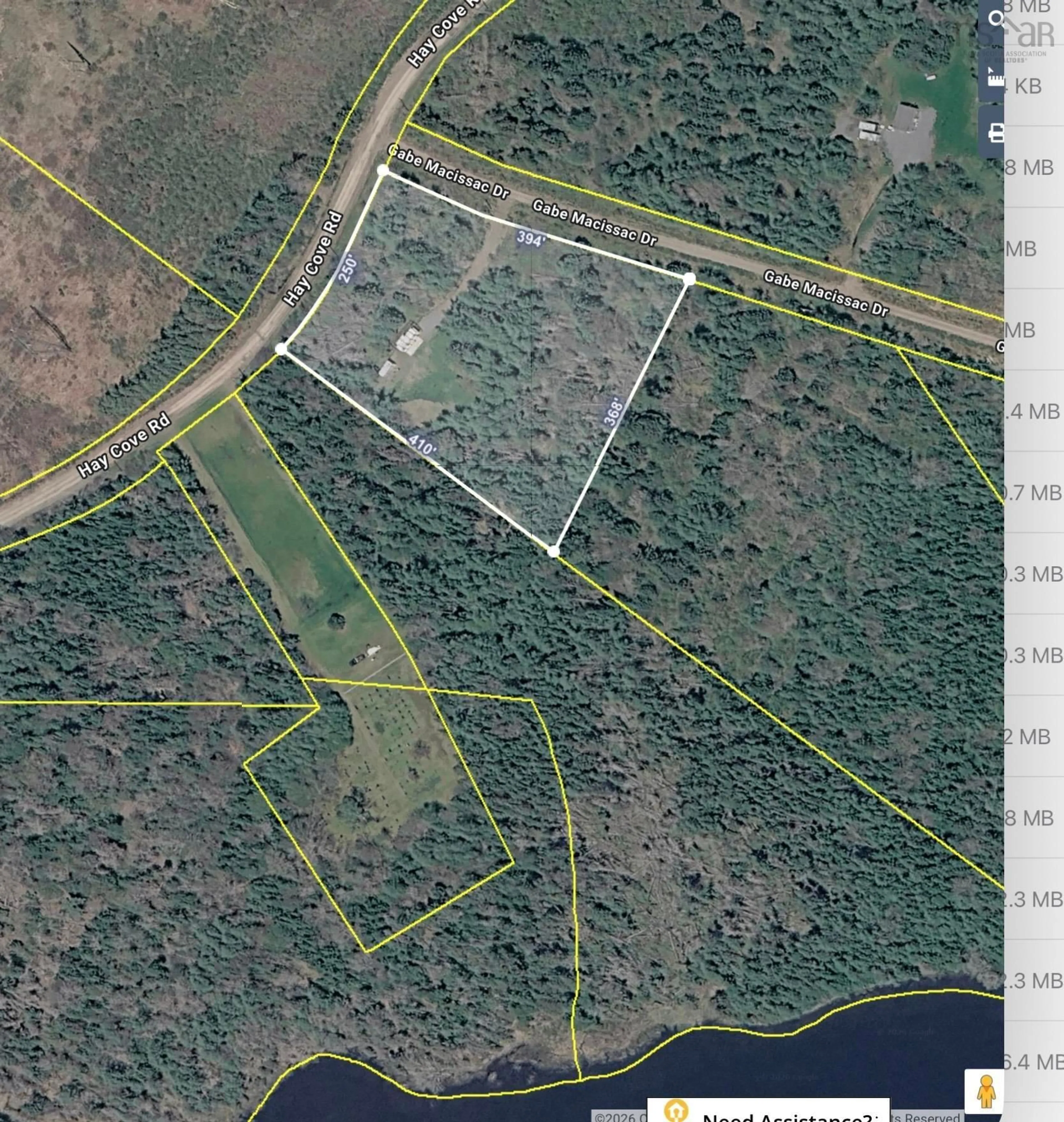 Picture of a map for 10 Gabe Macissac Dr, Lake Uist Nova Scotia B2E 0A1