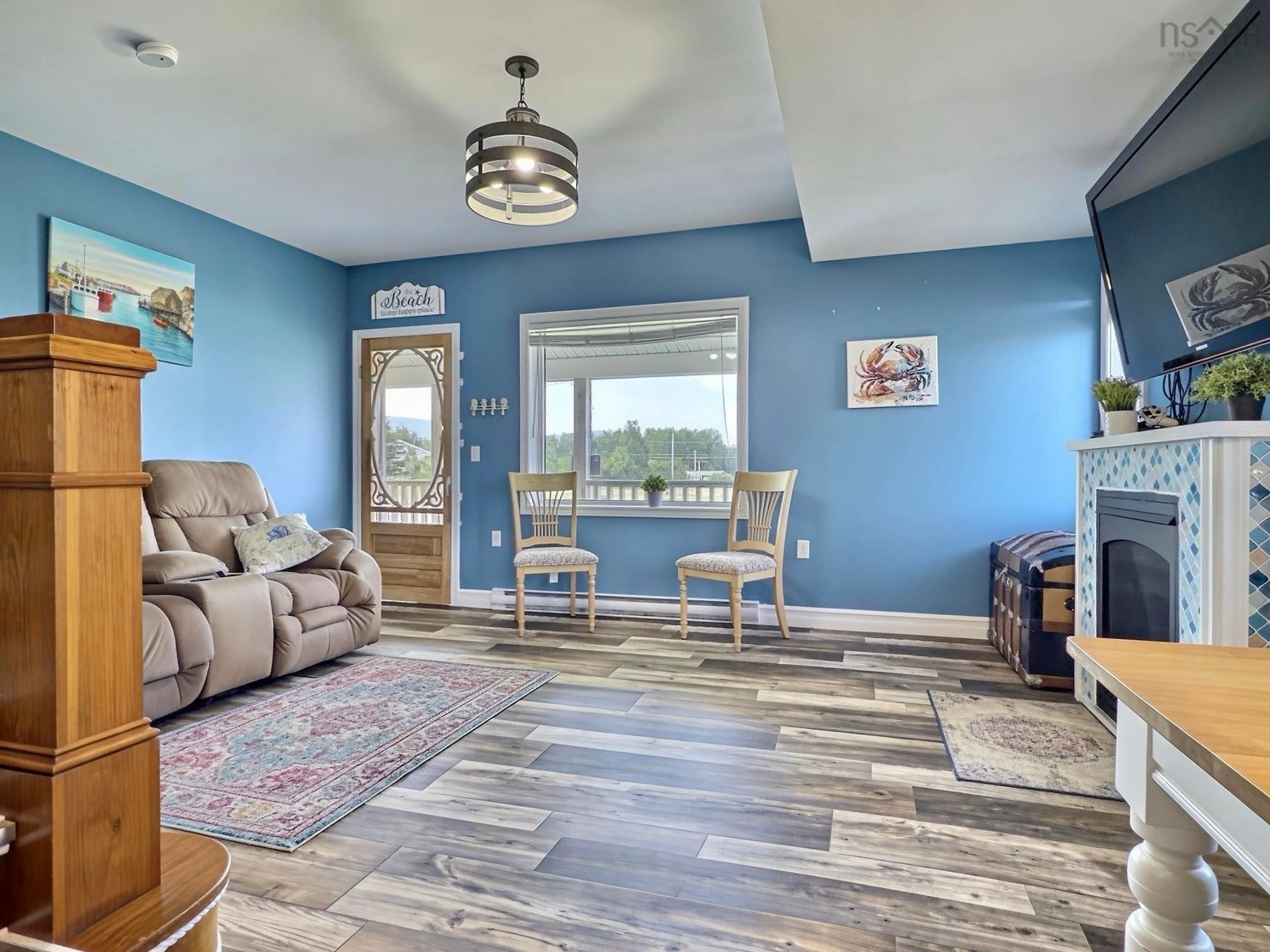 Living room with furniture, unknown for 35 Chemin Broussard, Petit Étang Nova Scotia B0E 2M0