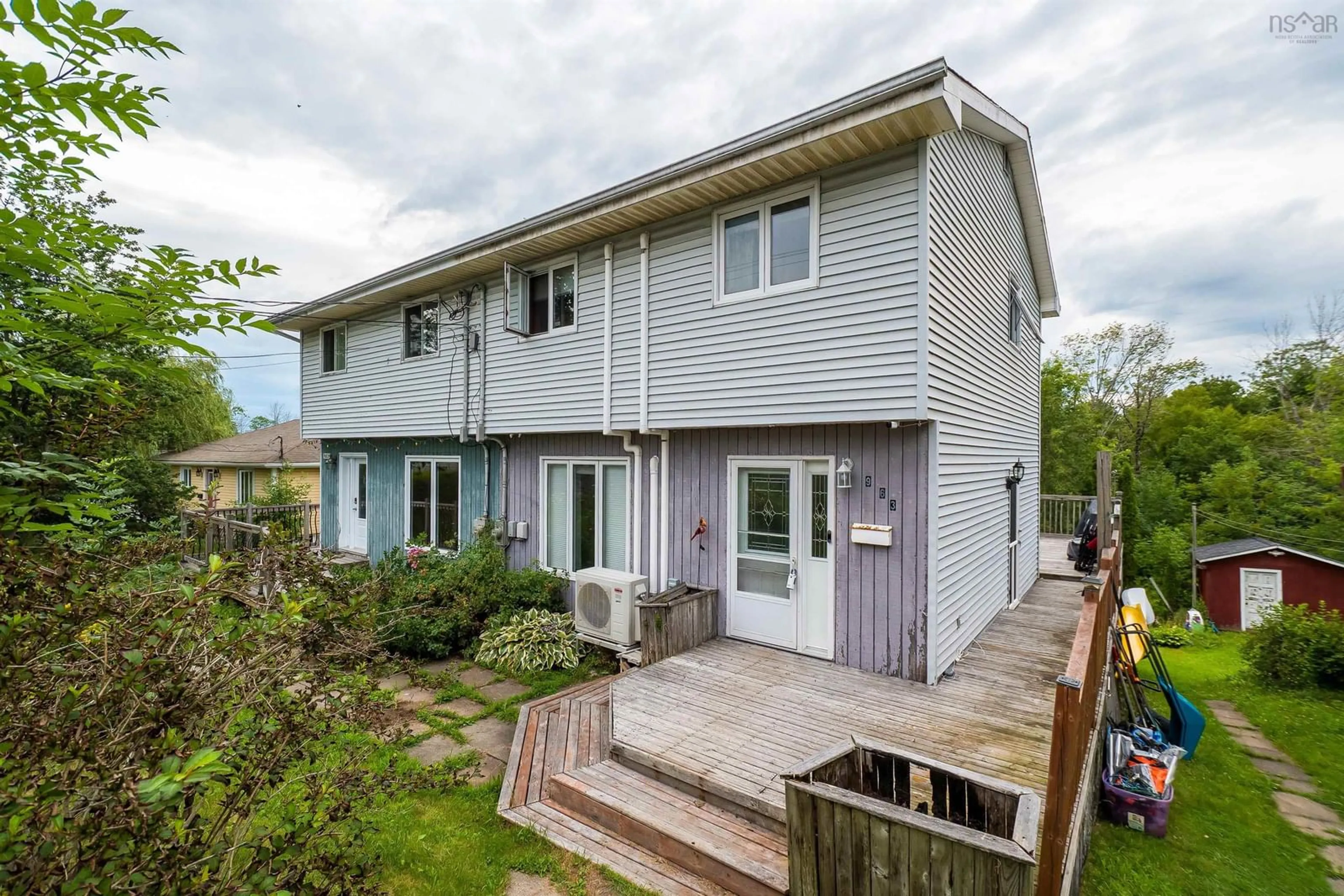Home with vinyl exterior material, street for 963 Old Sackville Rd, Middle Sackville Nova Scotia B4E 1R4