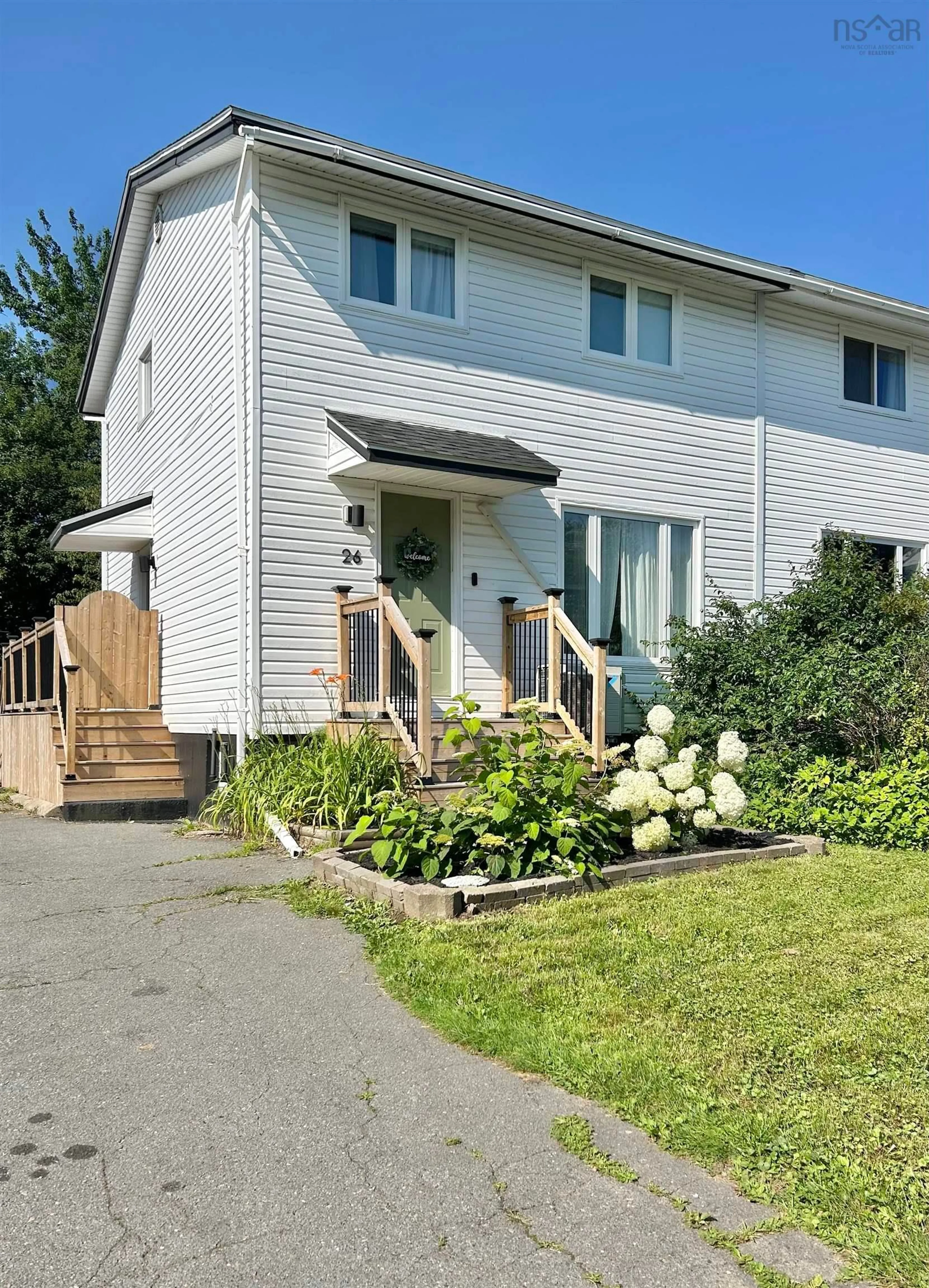 Home with vinyl exterior material, street for 26 Lynnville Dr, Sackville Nova Scotia B4C 2H8