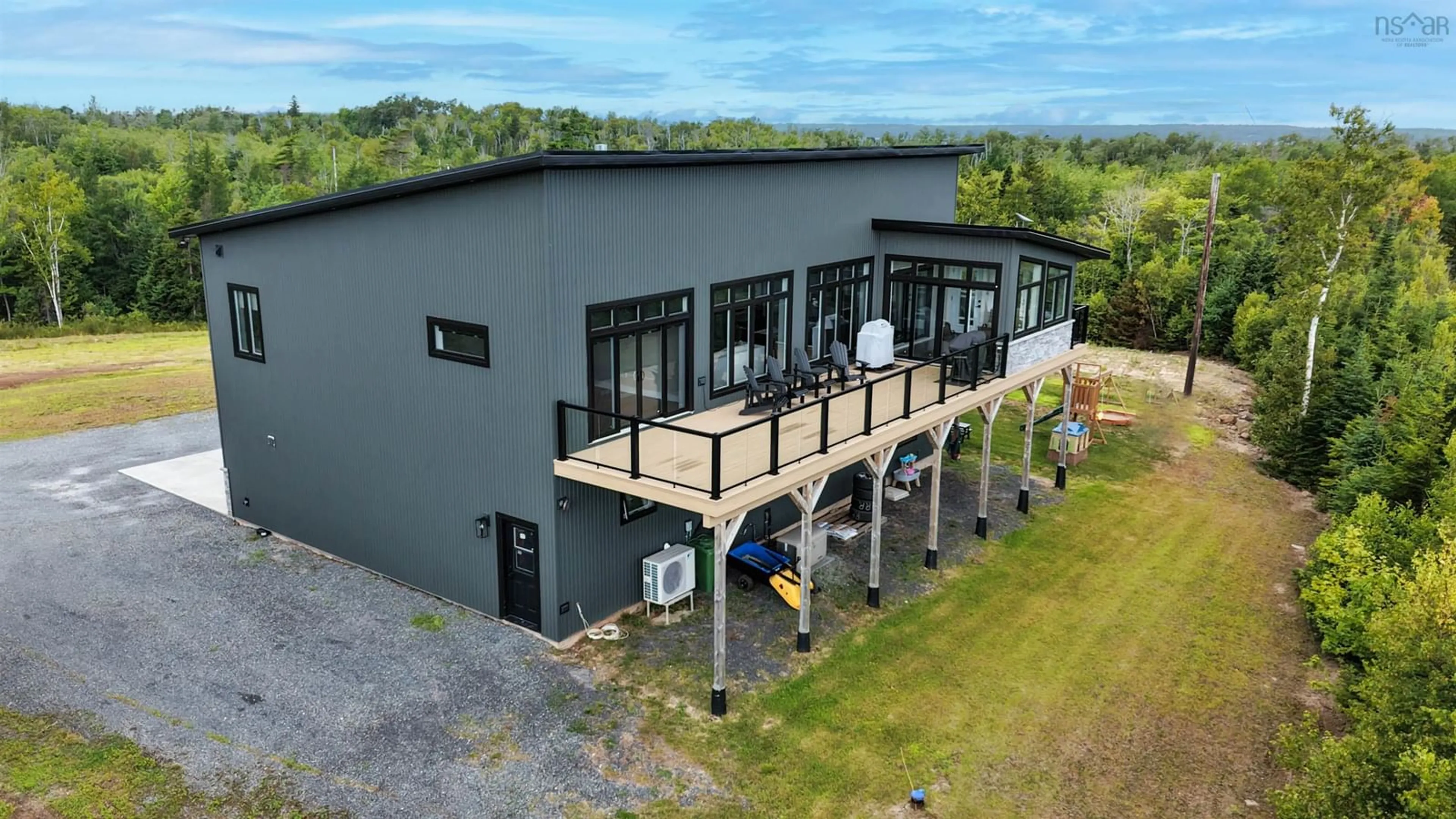 A pic from outside/outdoor area/front of a property/back of a property/a pic from drone, building for 114 Johnsons Lane, Chance Harbour Nova Scotia B0K 1X0