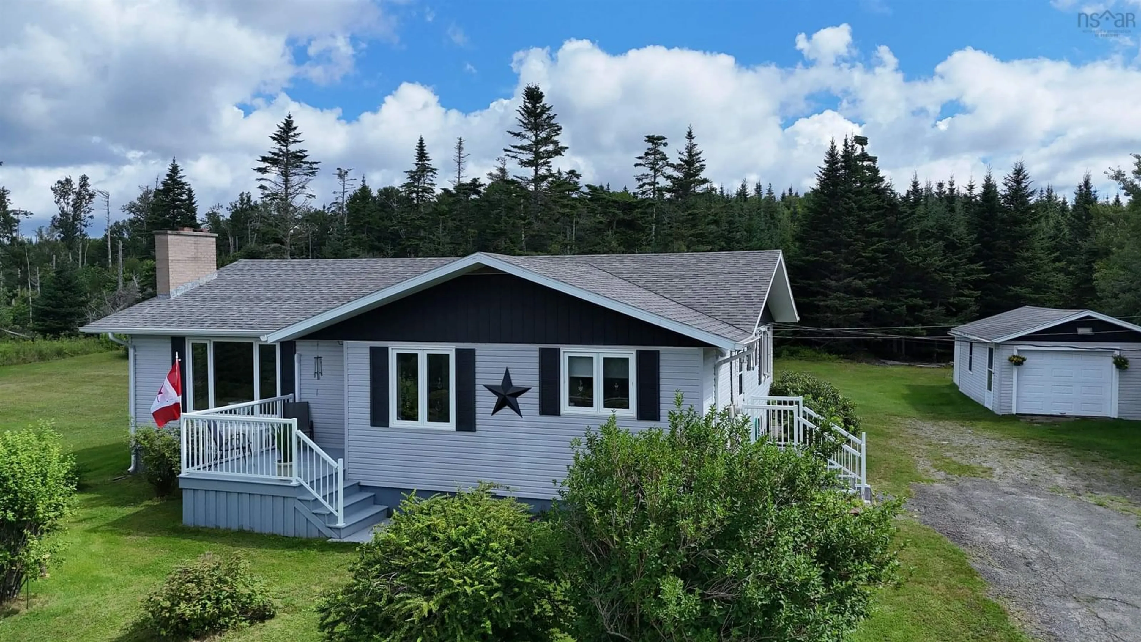 Home with vinyl exterior material, unknown for 131 East Side Grand River Rd, Grand River Nova Scotia B0E 1M0