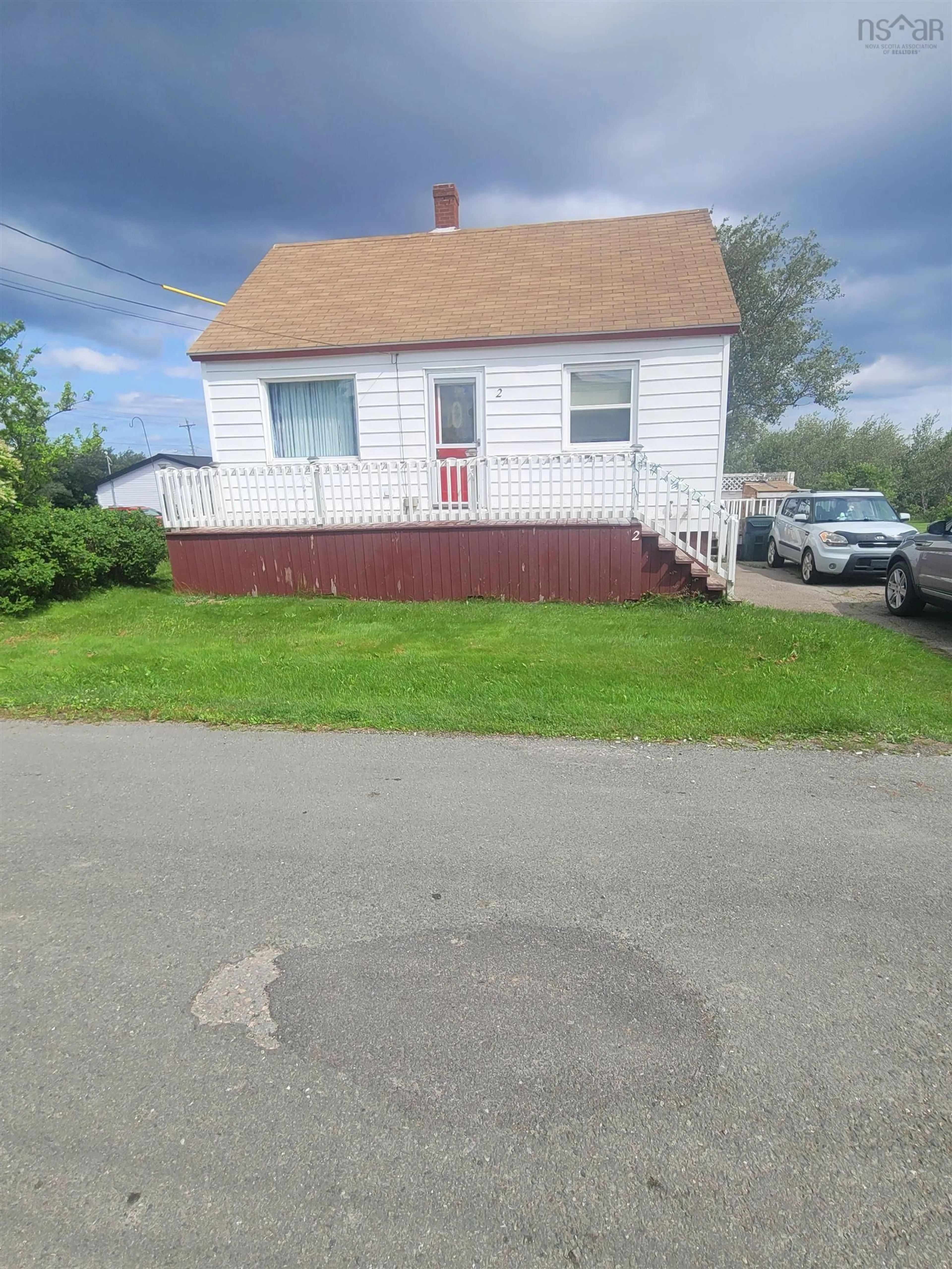 A pic from outside/outdoor area/front of a property/back of a property/a pic from drone, street for 2 Davis St, Glace Bay Nova Scotia B1A 5G8