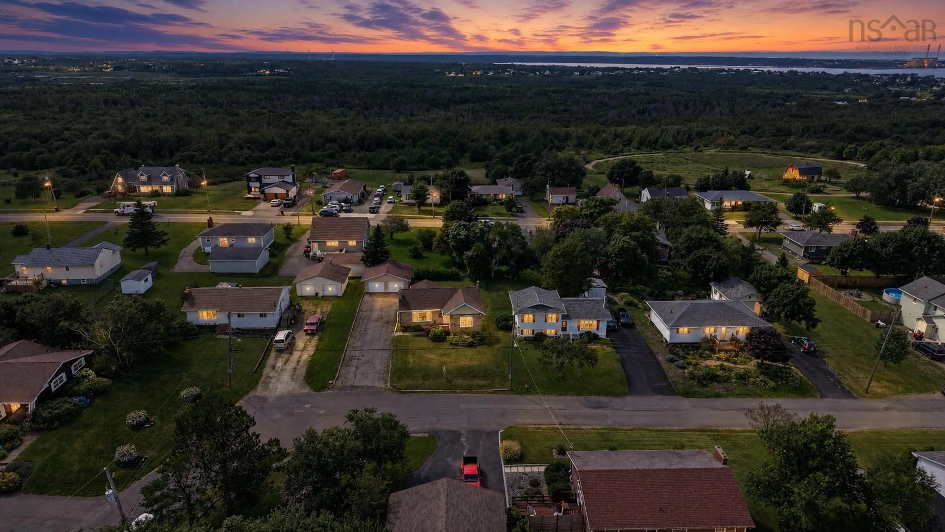 A pic from outside/outdoor area/front of a property/back of a property/a pic from drone, unknown for 26 Beechwood Drive, Glace Bay Nova Scotia B1A 5X2