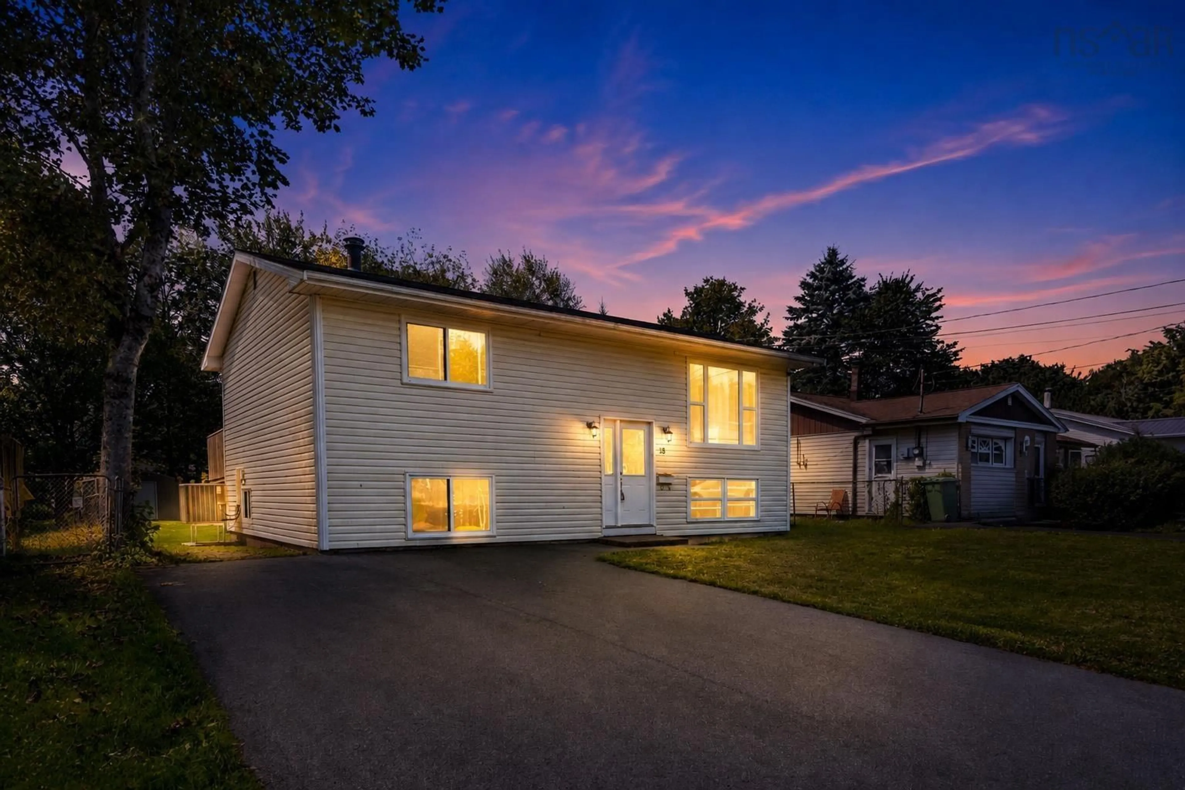 Home with vinyl exterior material, street for 58 Circassion Dr, Cole Harbour Nova Scotia B2W 4N3