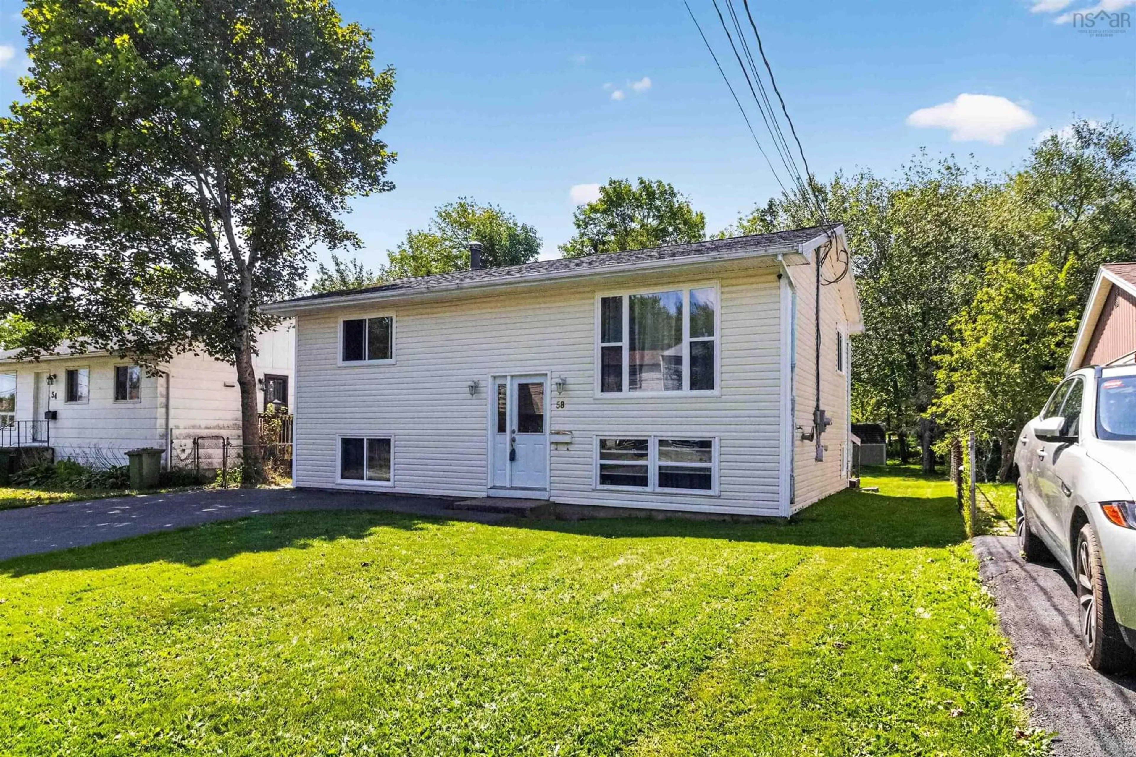 Home with vinyl exterior material, street for 58 Circassion Dr, Cole Harbour Nova Scotia B2W 4N3