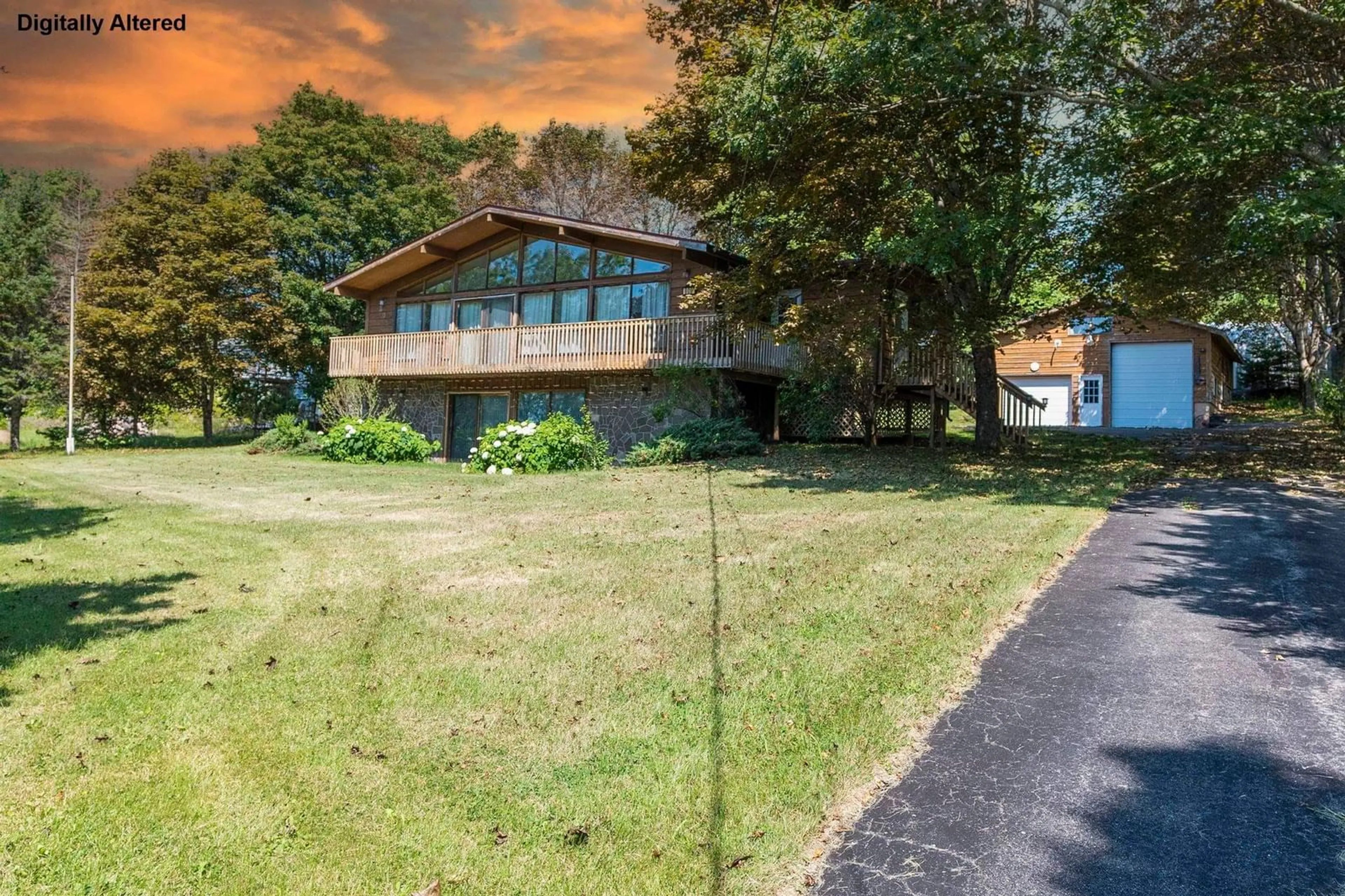 A pic from outside/outdoor area/front of a property/back of a property/a pic from drone, unknown for 809 Brow Of Mountain Rd, Centreville Nova Scotia B0P 1J0