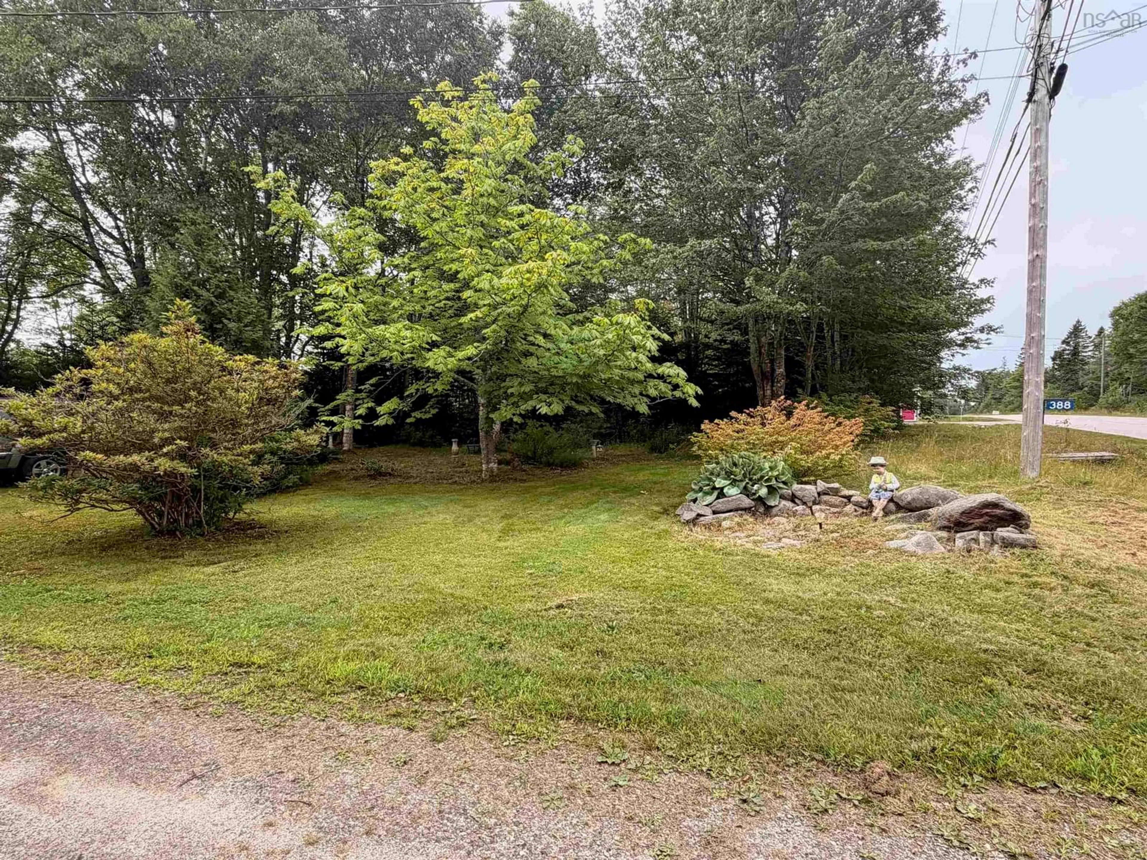 A pic from outside/outdoor area/front of a property/back of a property/a pic from drone, water/lake/river/ocean view for 388 Highway 334, Arcadia Nova Scotia B0W 1B0