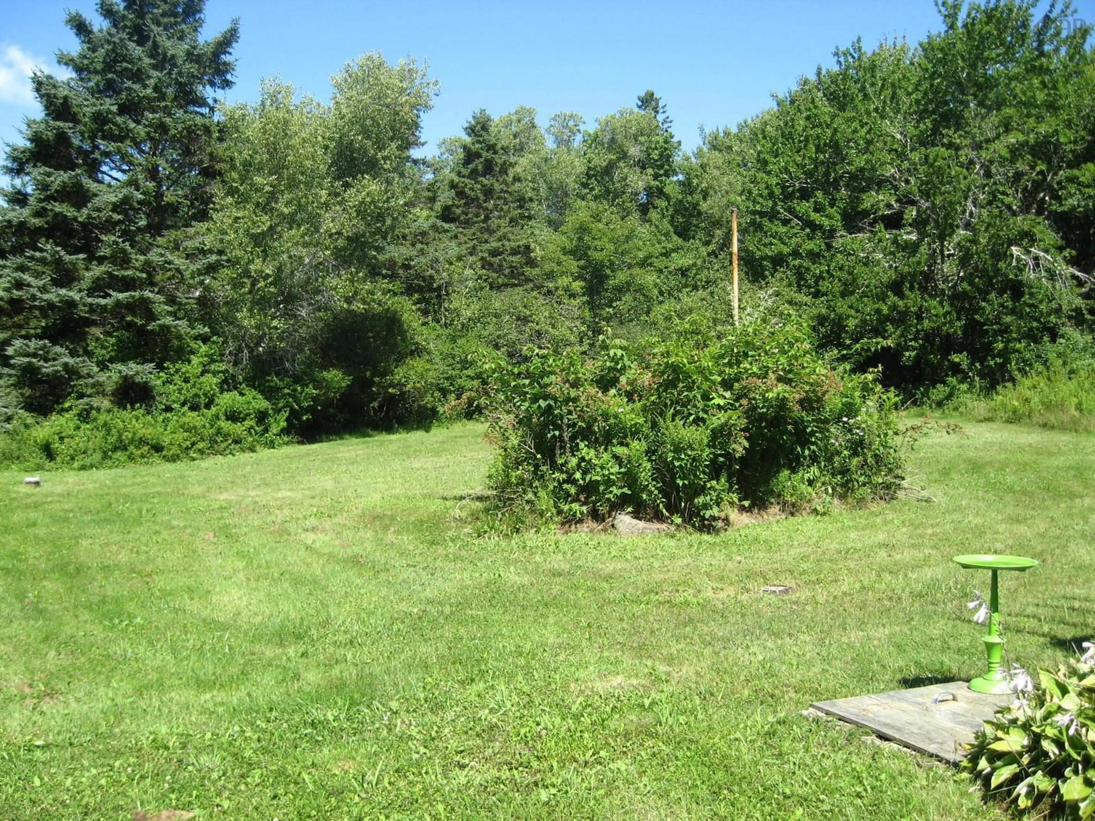 A pic from outside/outdoor area/front of a property/back of a property/a pic from drone, forest/trees view for 117 Silver Rock Dr, Hunt's Point Nova Scotia B0T 1G0