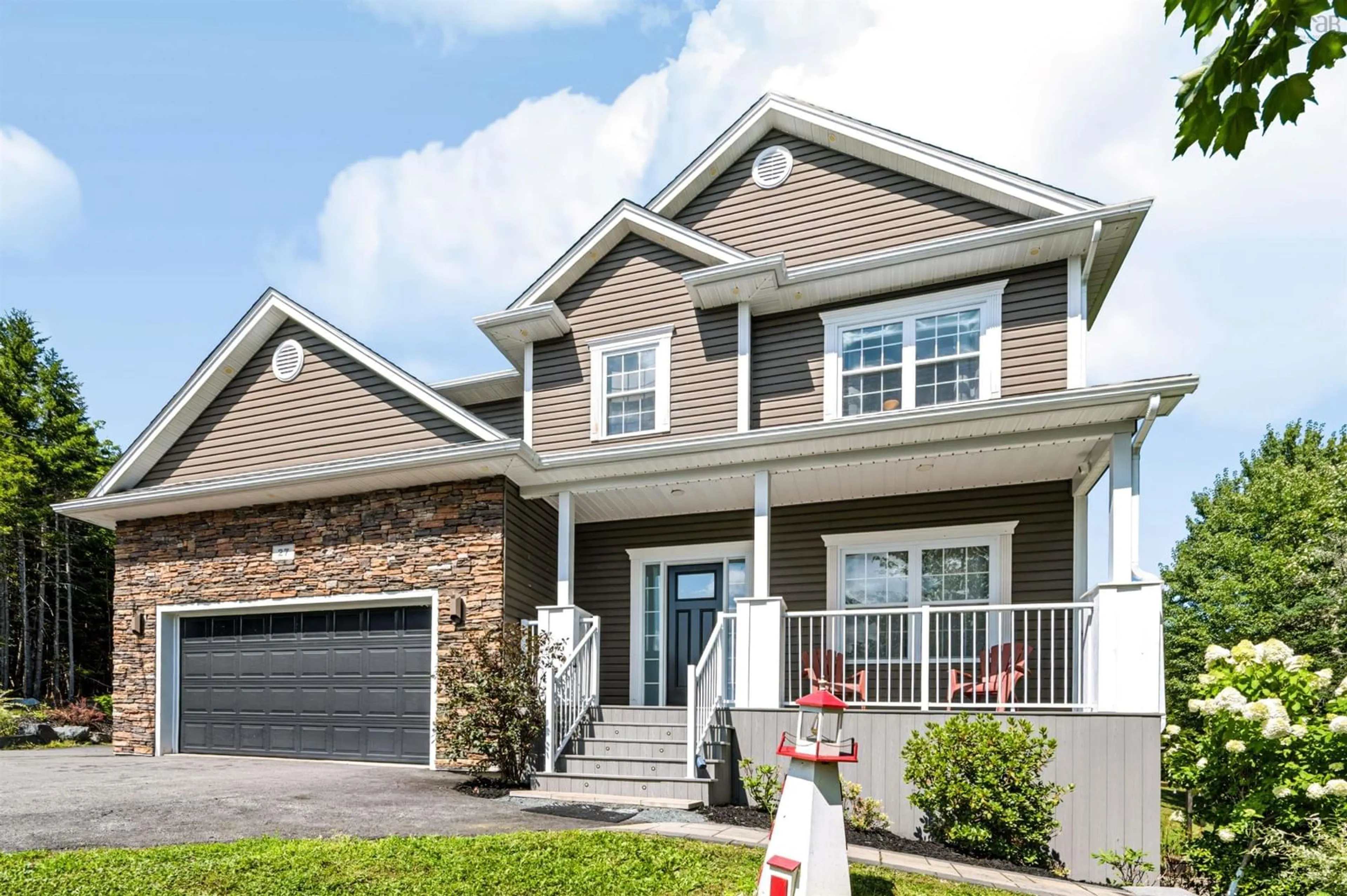 Home with vinyl exterior material, street for 27 Bree Lane, Hammonds Plains Nova Scotia B4B 0K3