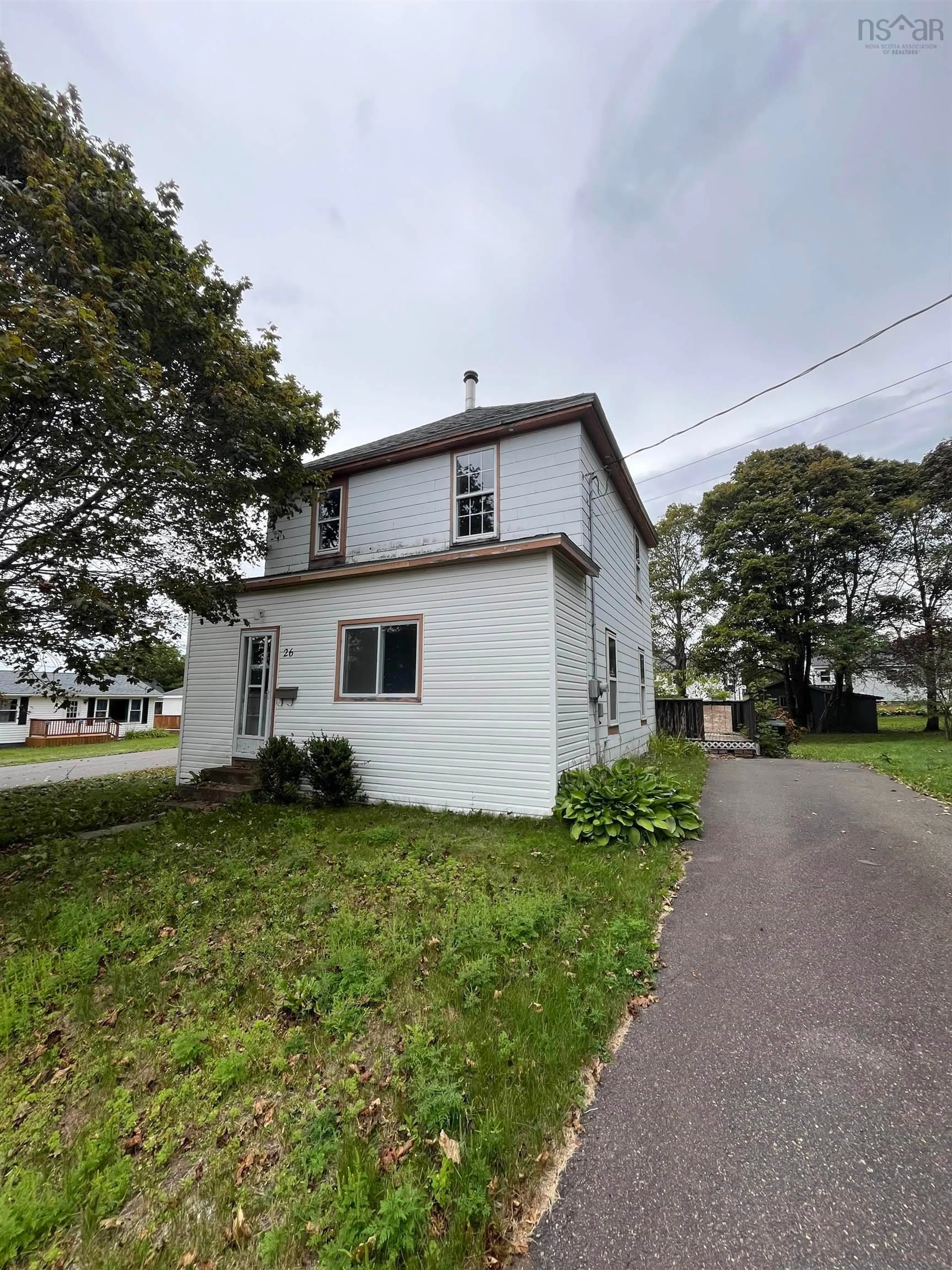 A pic from outside/outdoor area/front of a property/back of a property/a pic from drone, building for 26 Fairview Ave, Amherst Nova Scotia B4H 2Y4