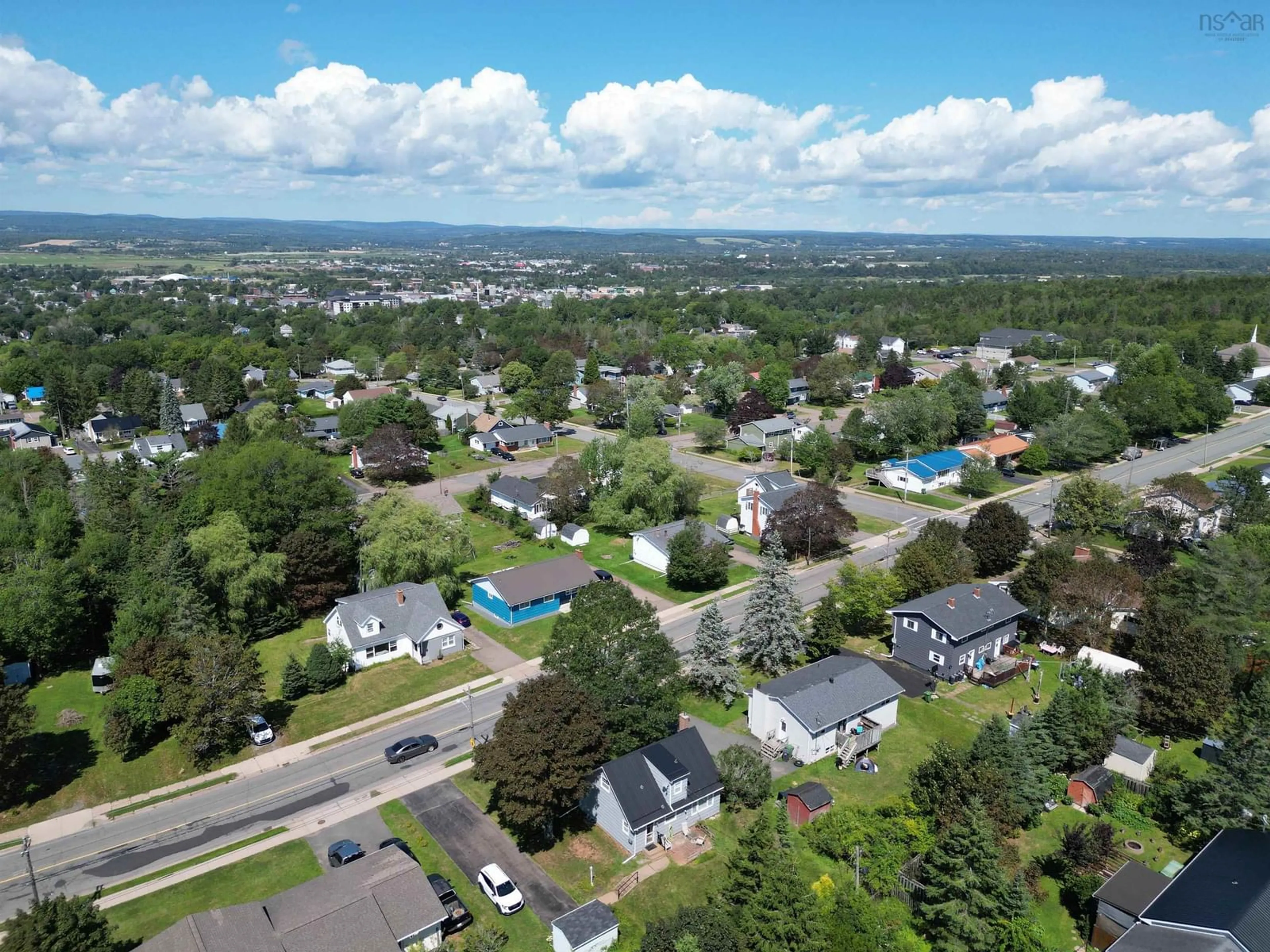 A pic from outside/outdoor area/front of a property/back of a property/a pic from drone, mountain view for 244 Glenwood Dr, Truro Nova Scotia B2N 1P9
