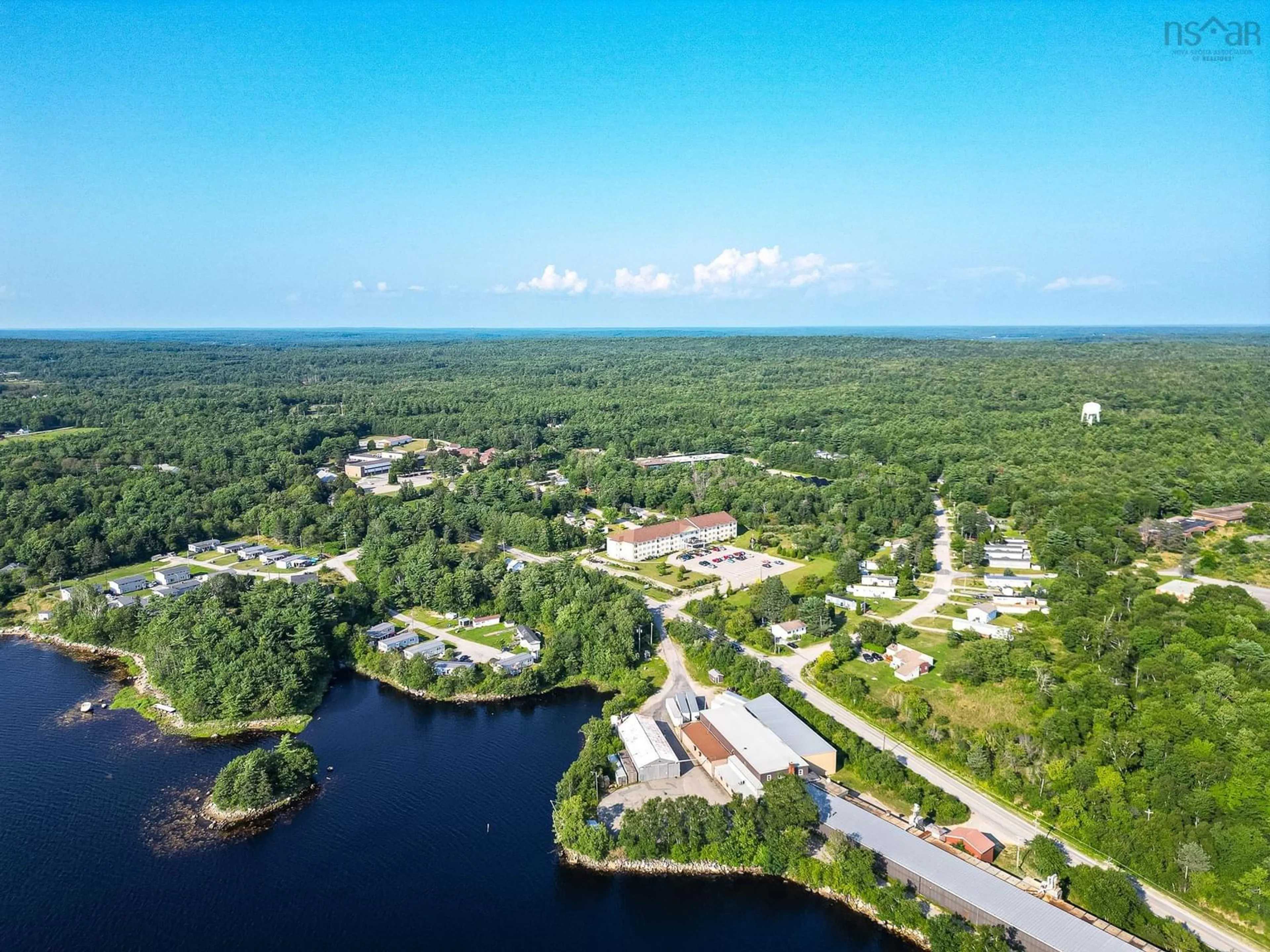 A pic from outside/outdoor area/front of a property/back of a property/a pic from drone, water/lake/river/ocean view for St, Sandy Point Nova Scotia B0T 1W0