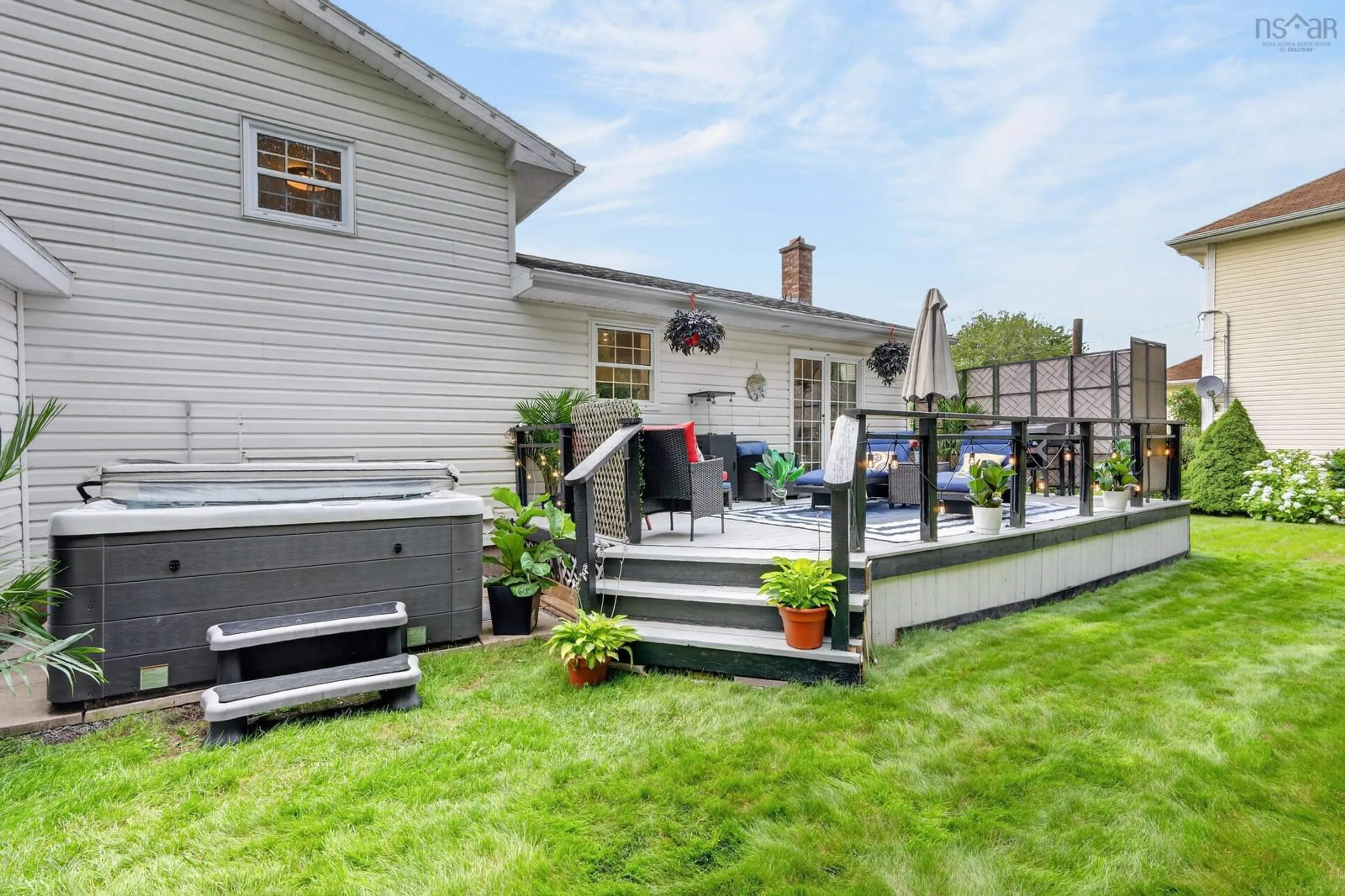 Patio, street for 33 Ferndell Crescent, Sydney Nova Scotia B1S 3E8