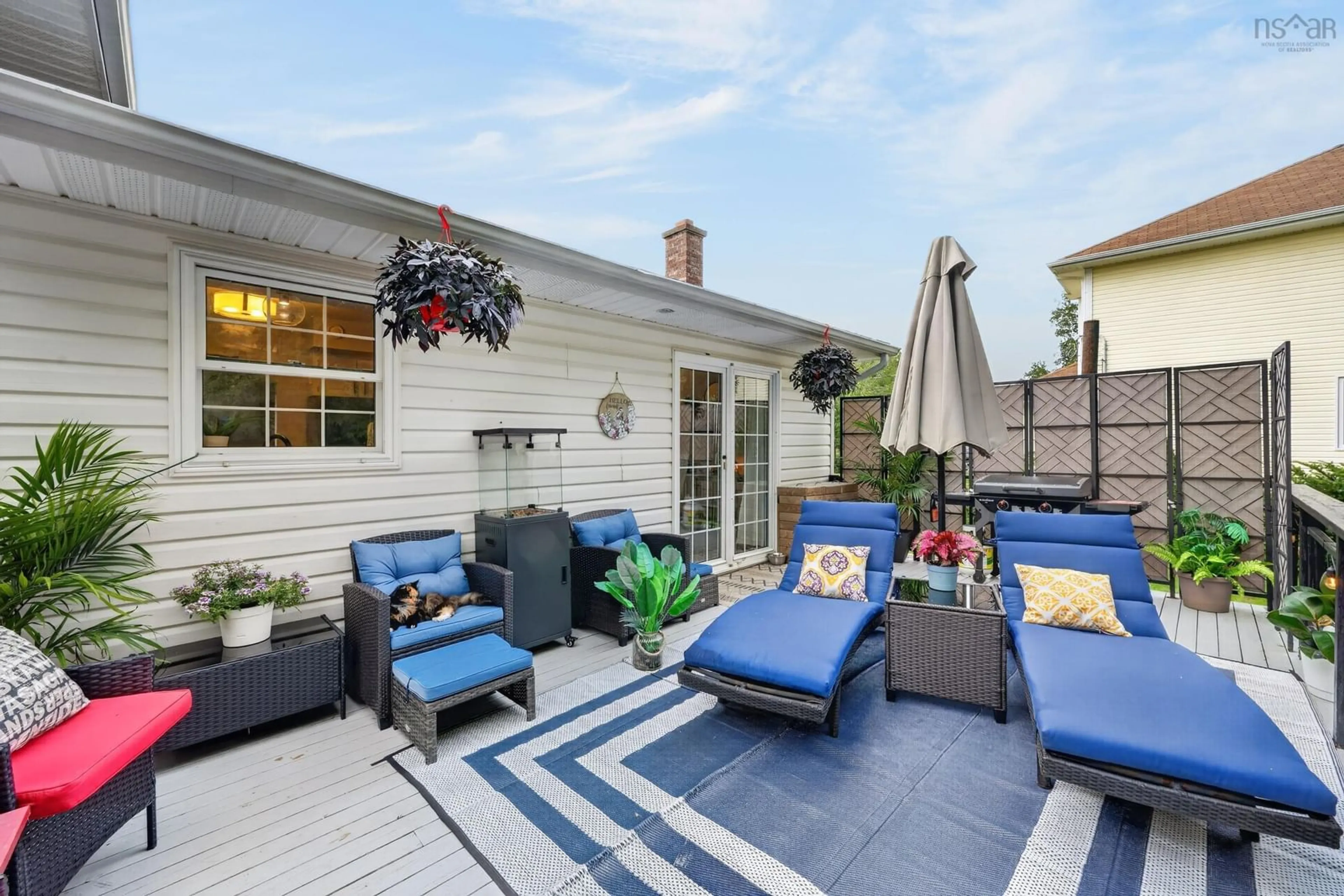 Patio, street for 33 Ferndell Crescent, Sydney Nova Scotia B1S 3E8
