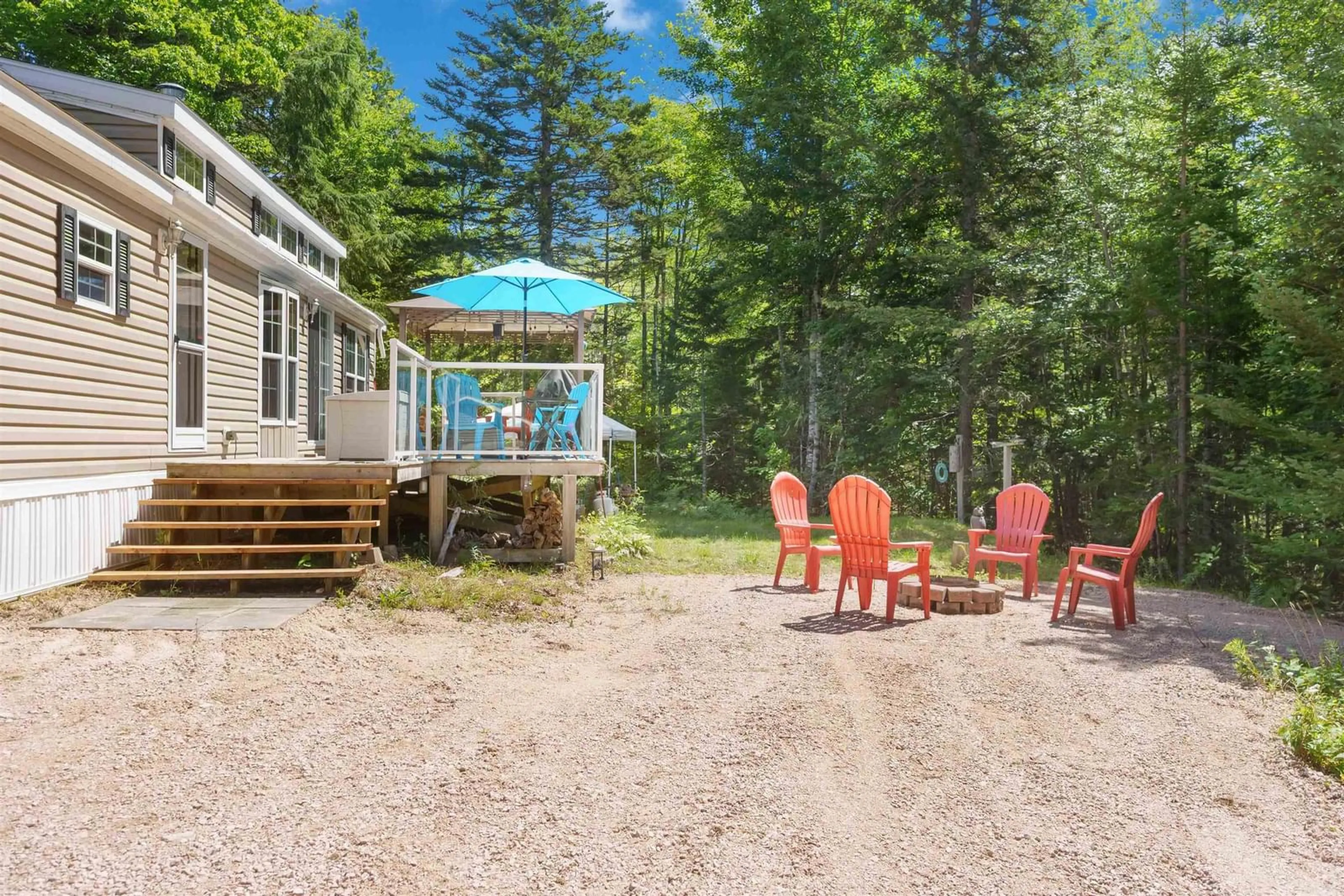 Patio, water/lake/river/ocean view for 355 Airforce Camp Rd, Springfield Nova Scotia B0P 1H0