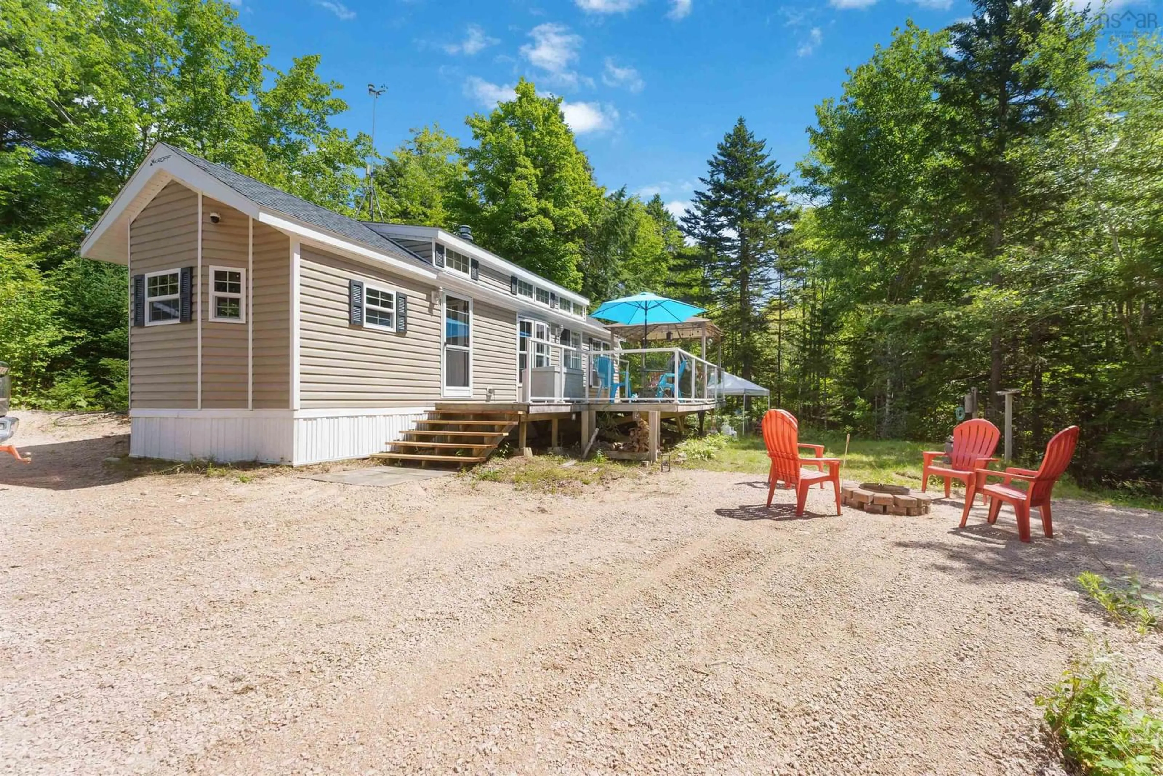 Patio, water/lake/river/ocean view for 355 Airforce Camp Rd, Springfield Nova Scotia B0P 1H0