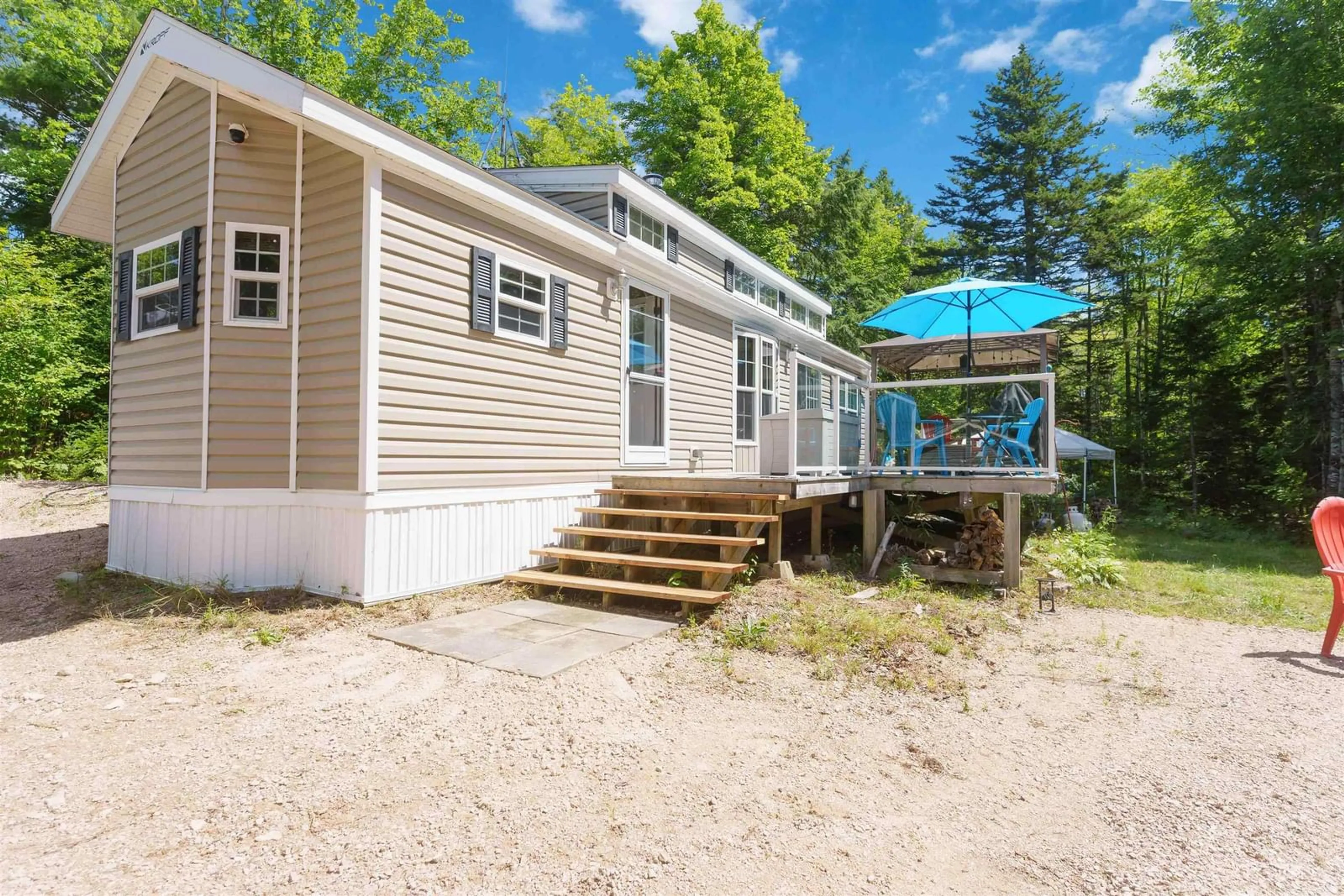 Home with vinyl exterior material, water/lake/river/ocean view for 355 Airforce Camp Rd, Springfield Nova Scotia B0P 1H0