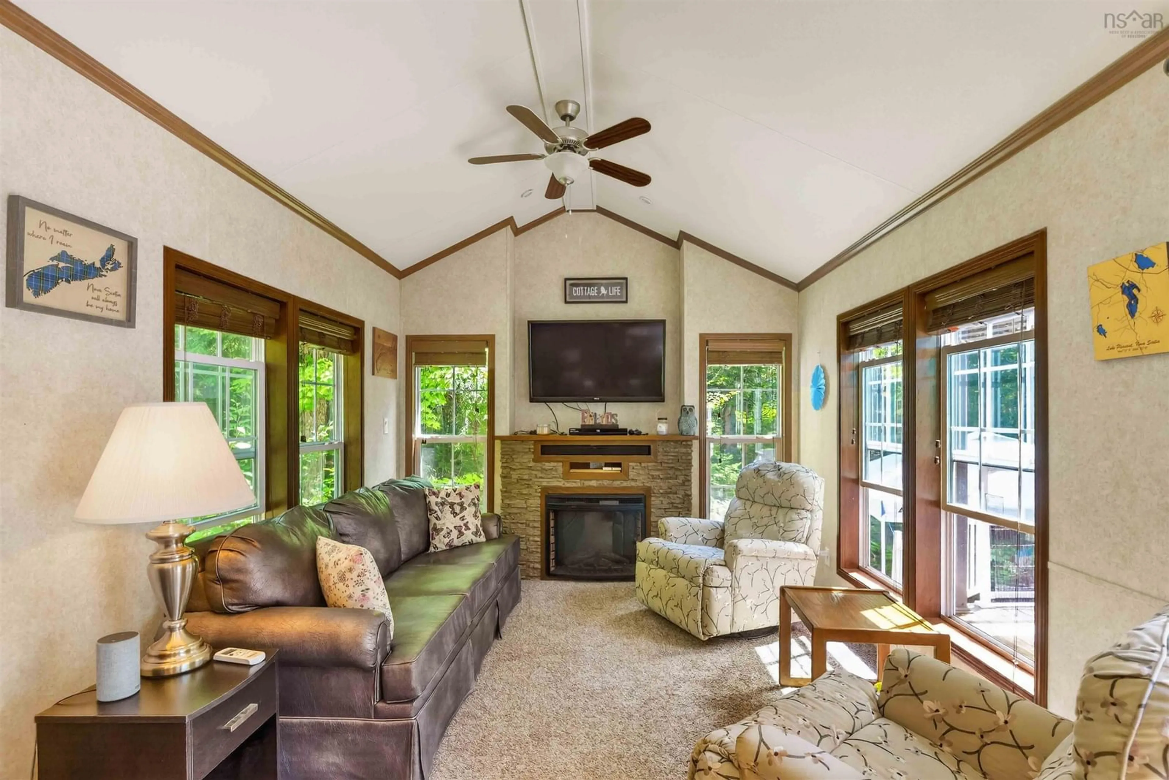 Living room with furniture, unknown for 355 Airforce Camp Rd, Springfield Nova Scotia B0P 1H0