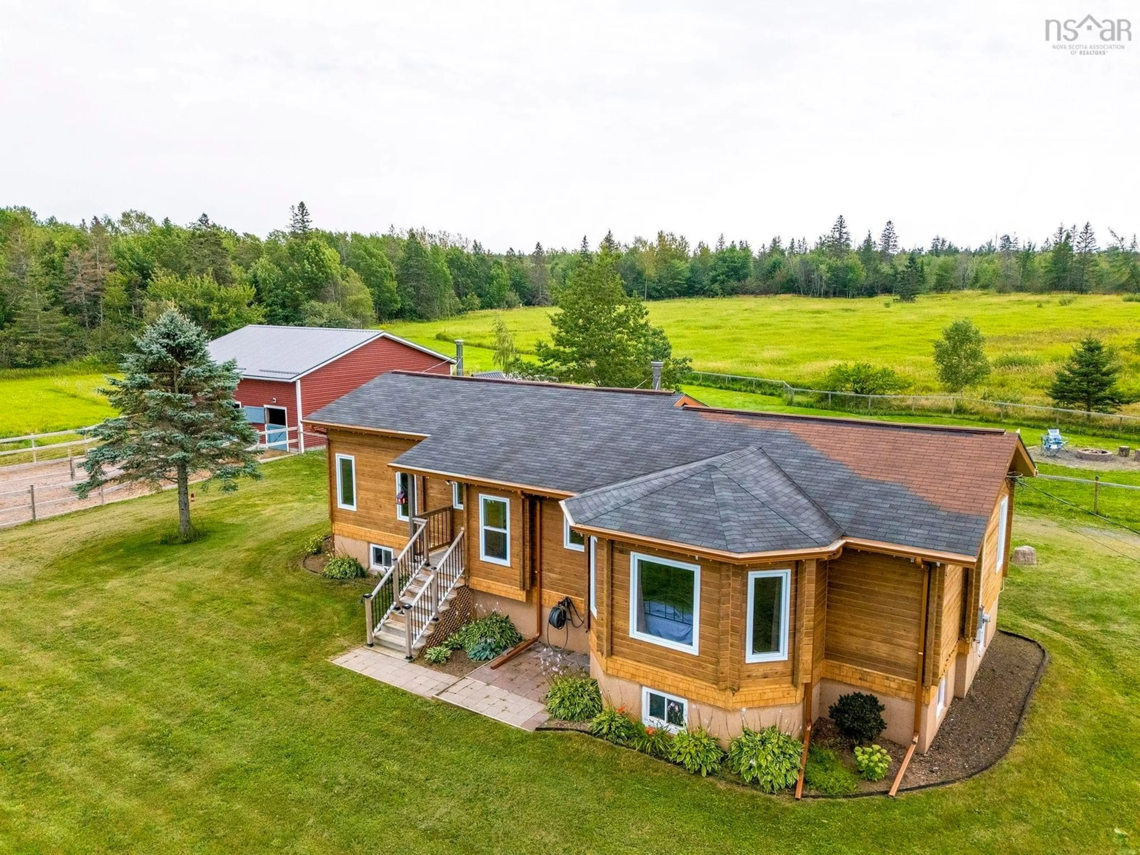 A pic from outside/outdoor area/front of a property/back of a property/a pic from drone, unknown for 1905 Mount Hanley Rd, Mount Hanley Nova Scotia B0S 1P0