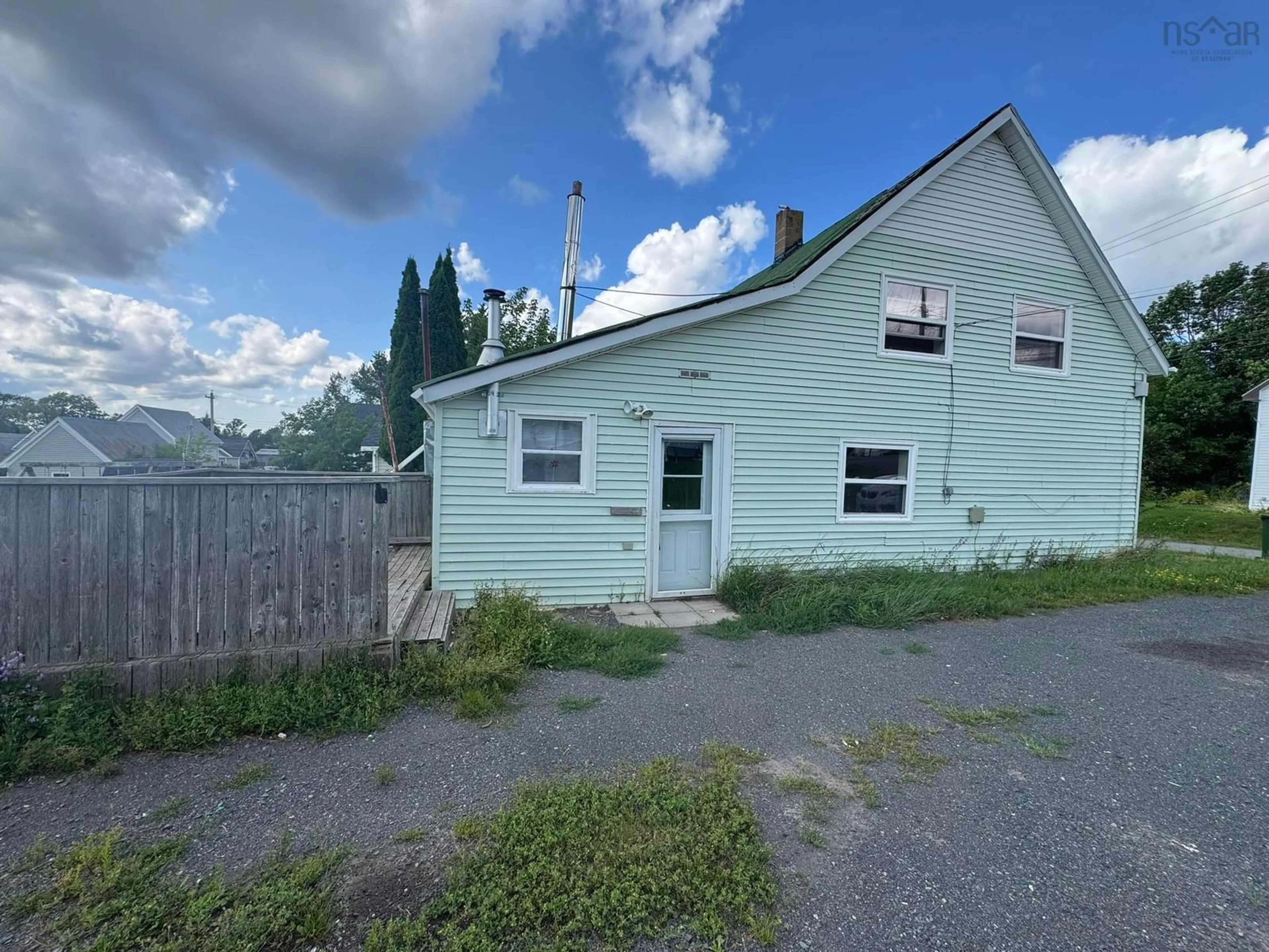 A pic from outside/outdoor area/front of a property/back of a property/a pic from drone, building for 2049 Irving St, Westville Nova Scotia B0K 2A0