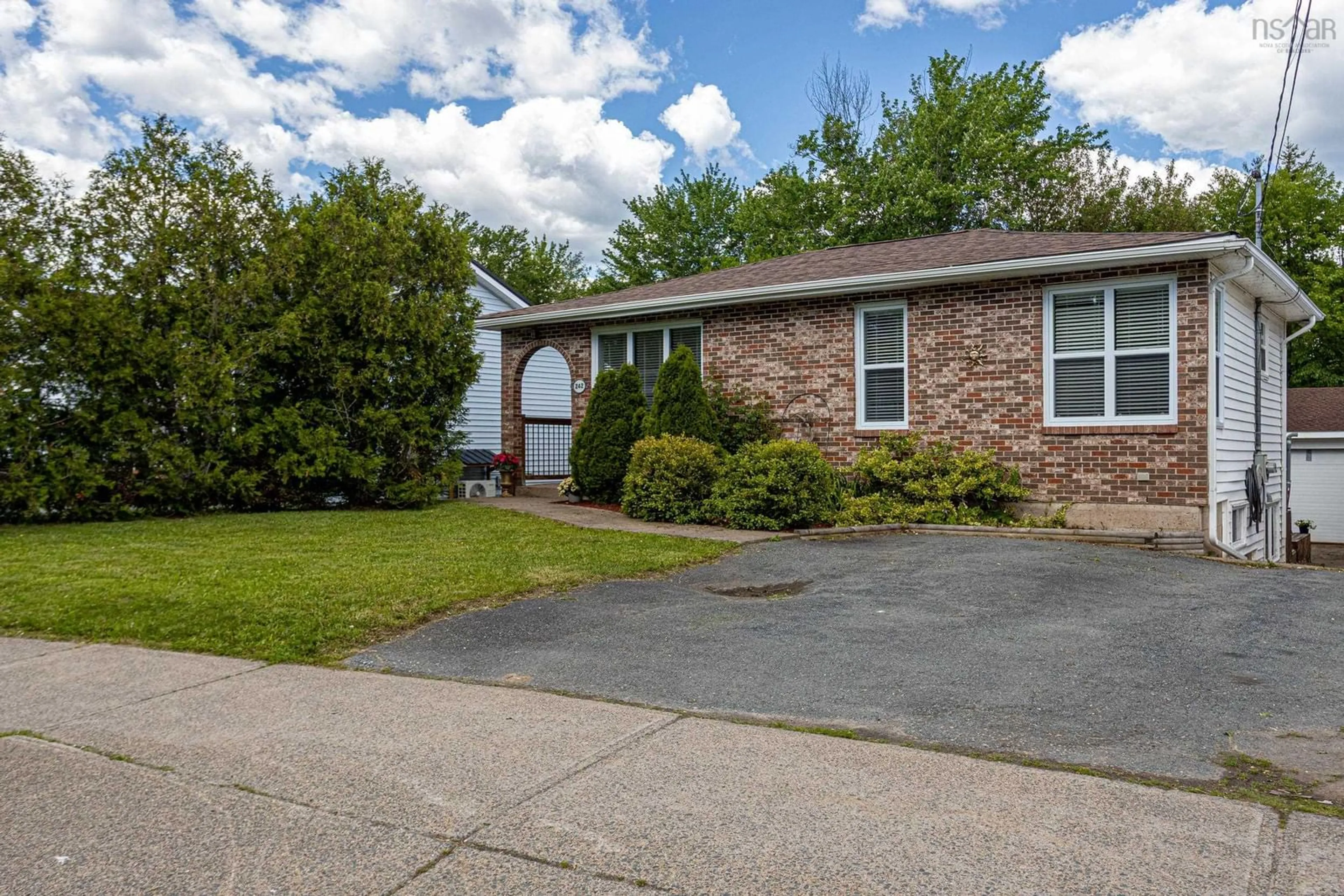 Home with brick exterior material, street for 242 Beaver Bank Cross Rd, Middle Sackville Nova Scotia B4E 2E3